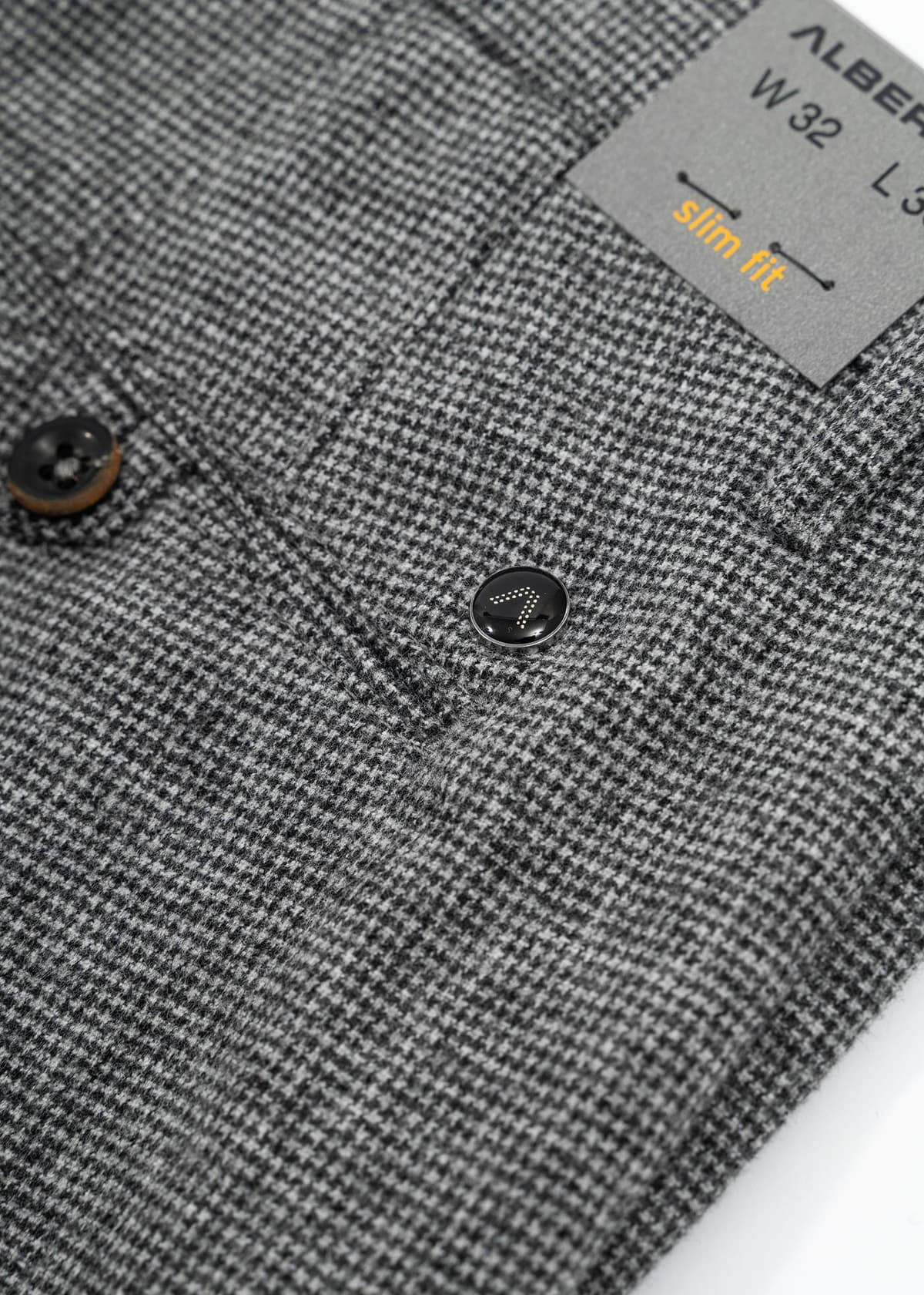 Men's Pants Alberto Gray