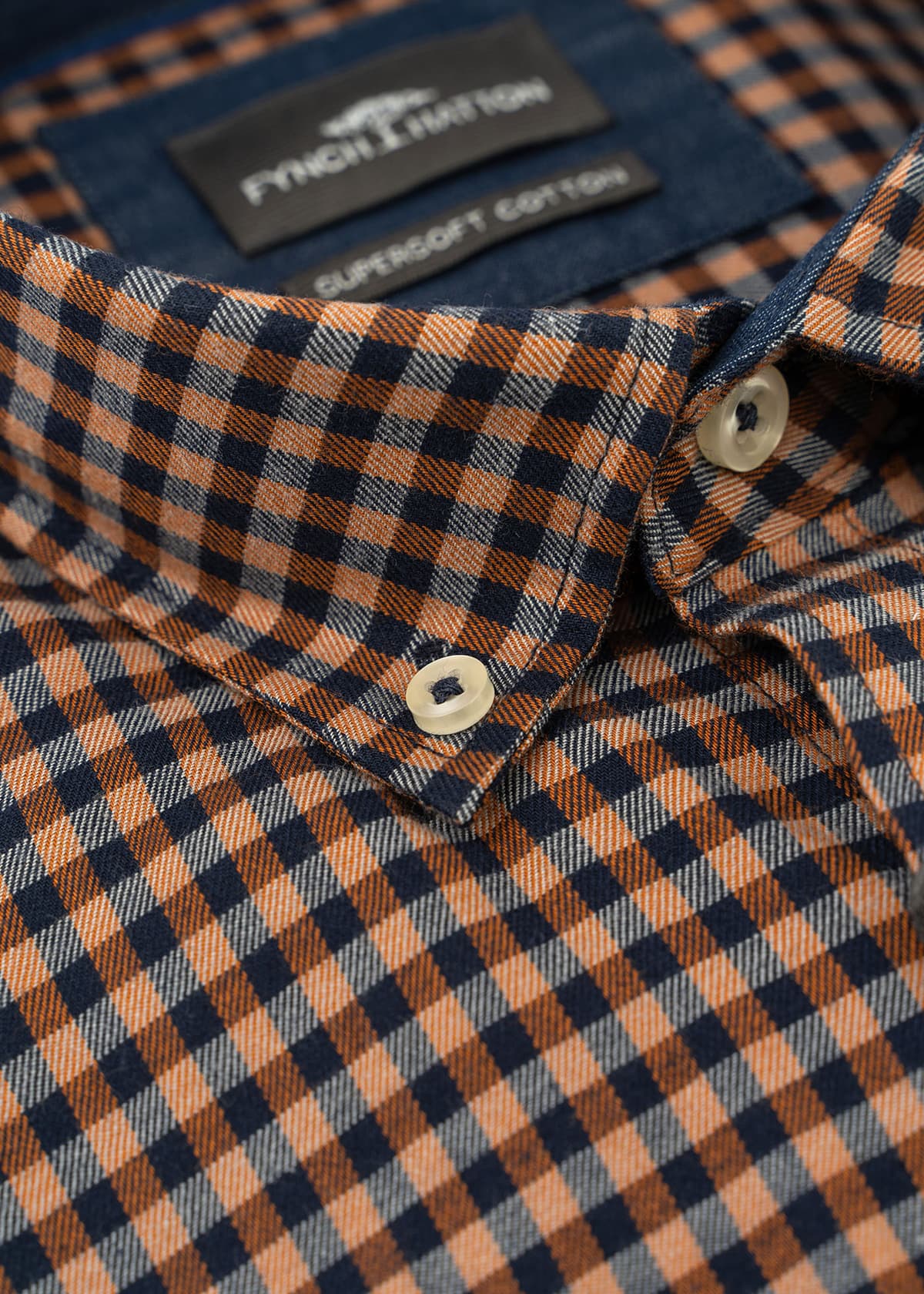 Men's Shirts Fynch Hatton Brown