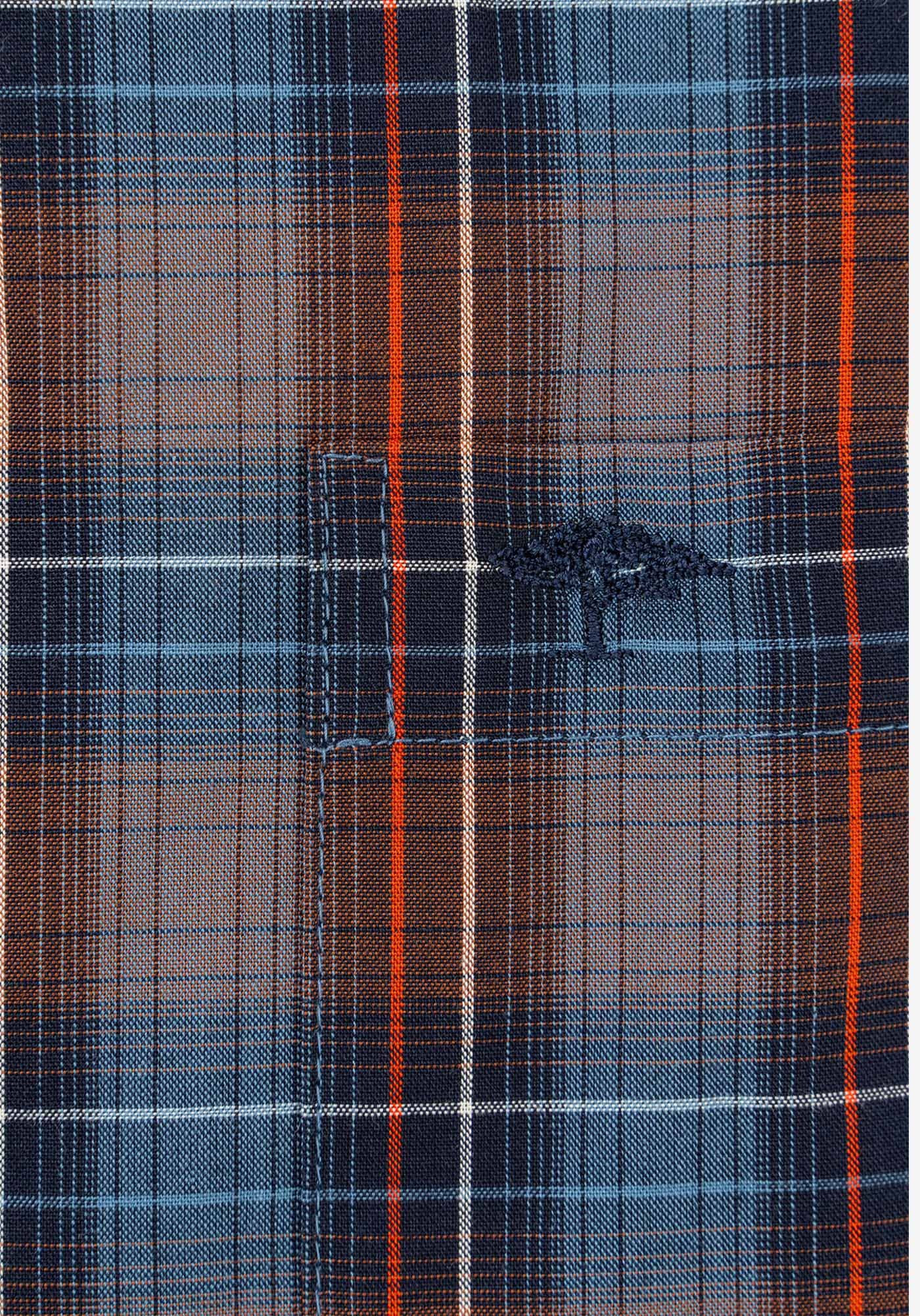 Fynch Hatton Πουκάμισο της σειράς Check - 1410 8030 625 Cloud Blue