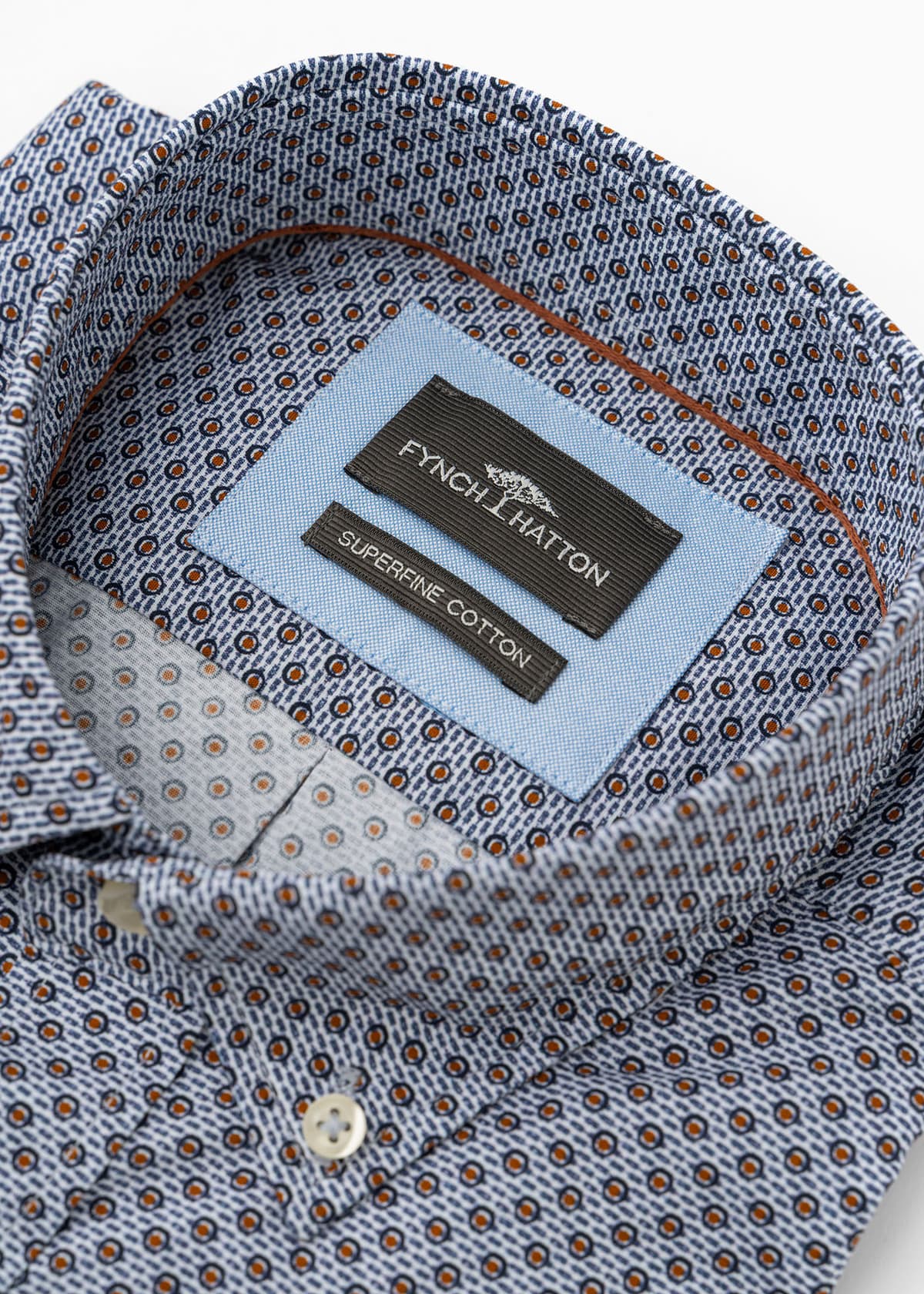 Men's Shirts Fynch Hatton Brown