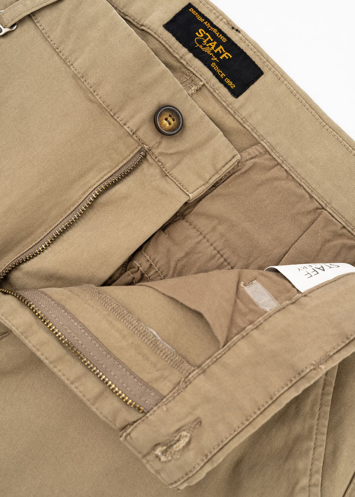 Men's Cargo Pants Staff Jeans & CO Beige
