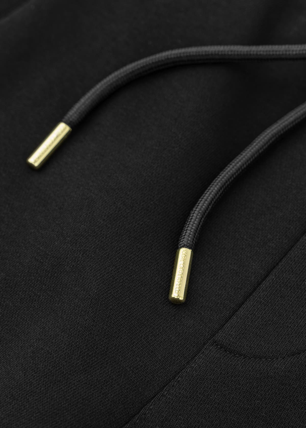 KARL LAGERFELD ΠΑΝΤΕΛΟΝΙ ΦΟΡΜΑ LOGO ΜΑΥΡΟ-ΧΡΥΣΟ