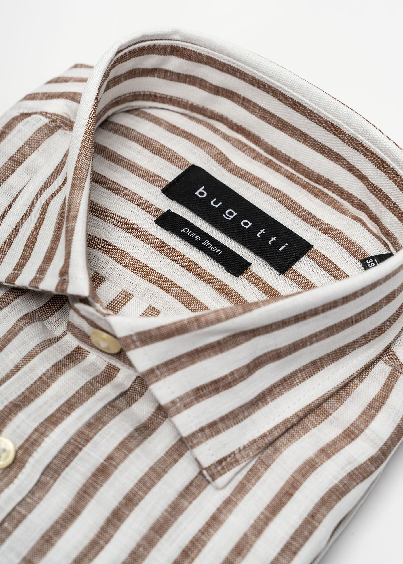 Men's Shirts Bugatti Sportswear Brown