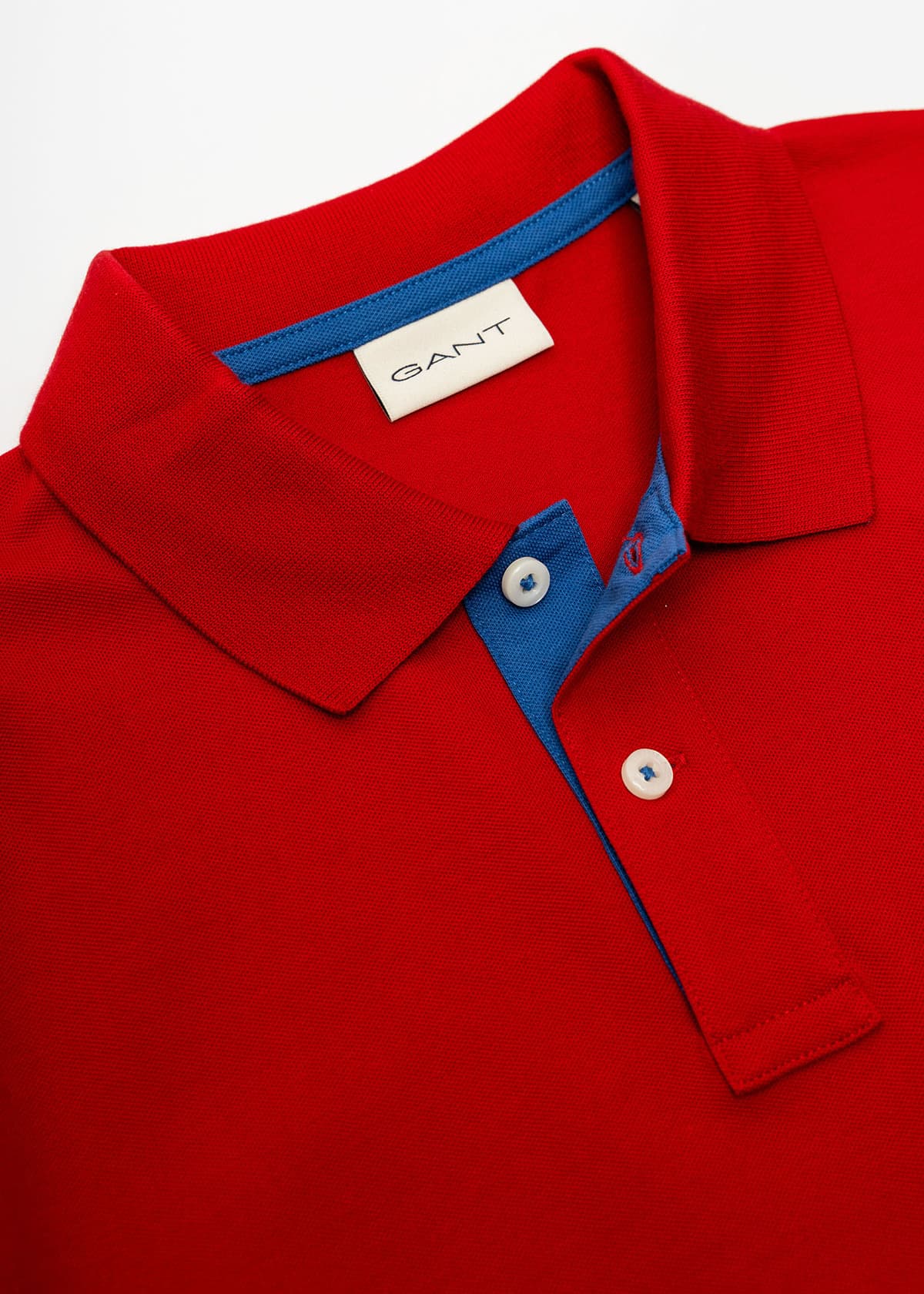 Men's Polo Shirts Gant Red