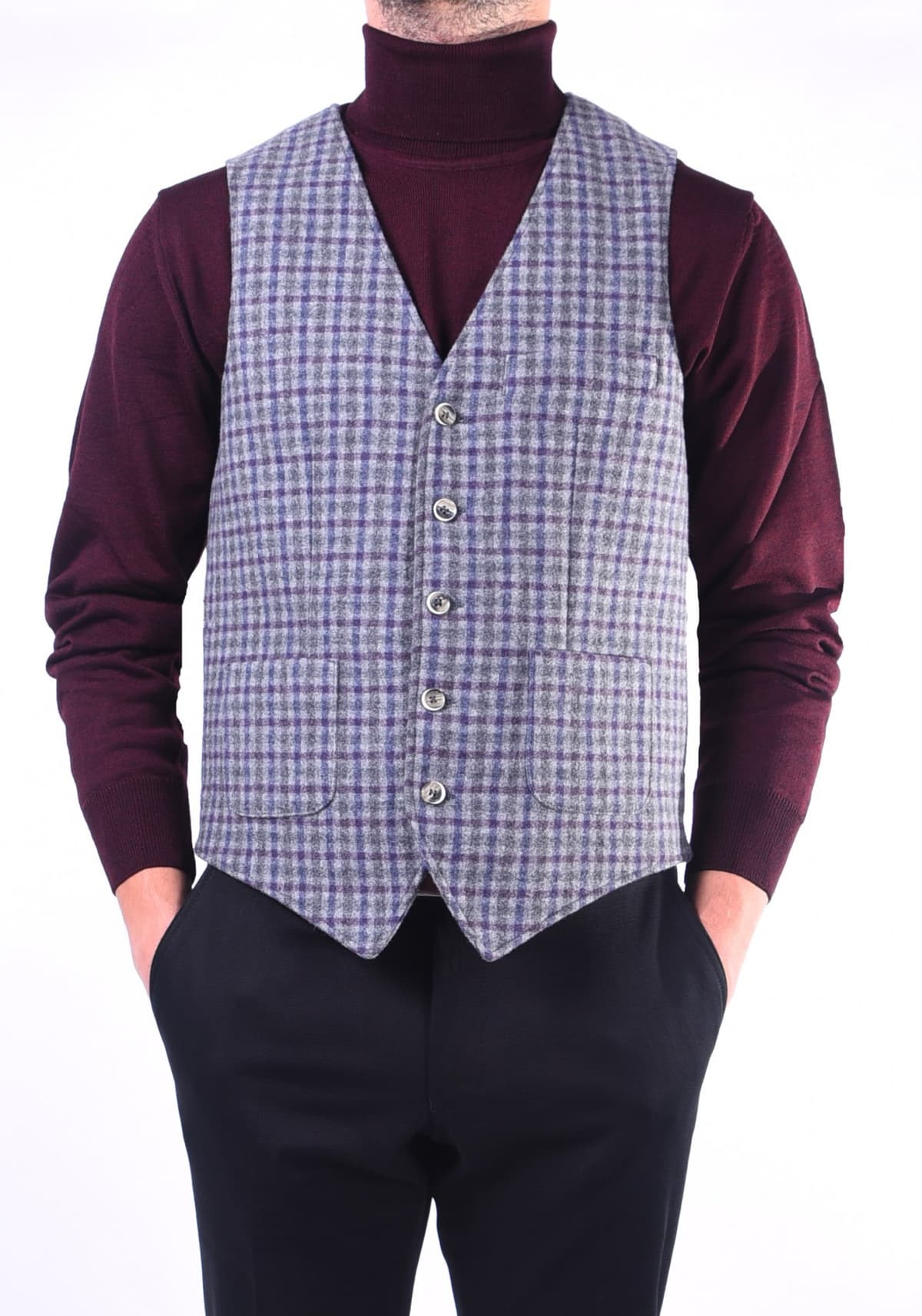 Men's Vests Fragosto Gray