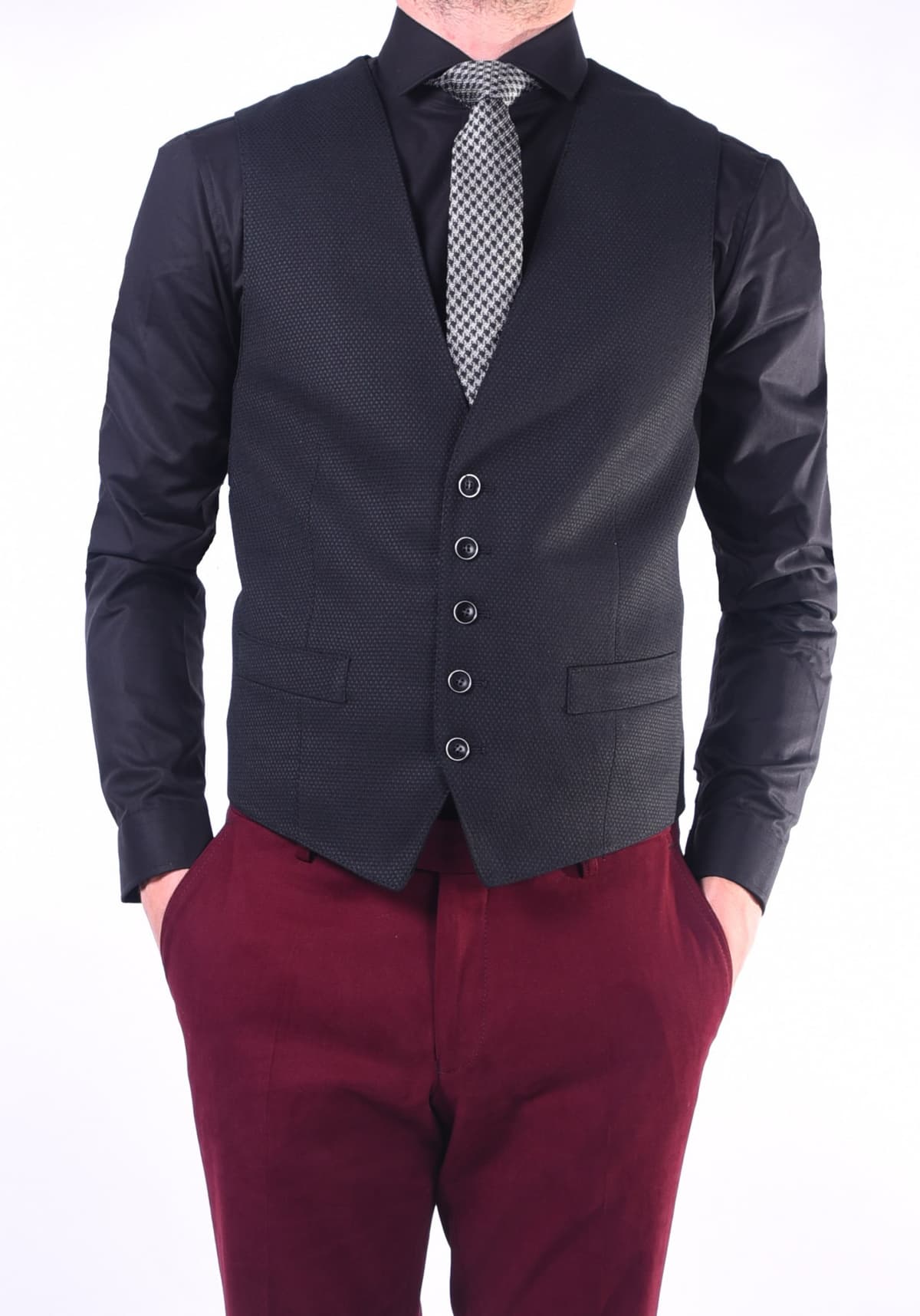 Men's Vests Fragosto Black