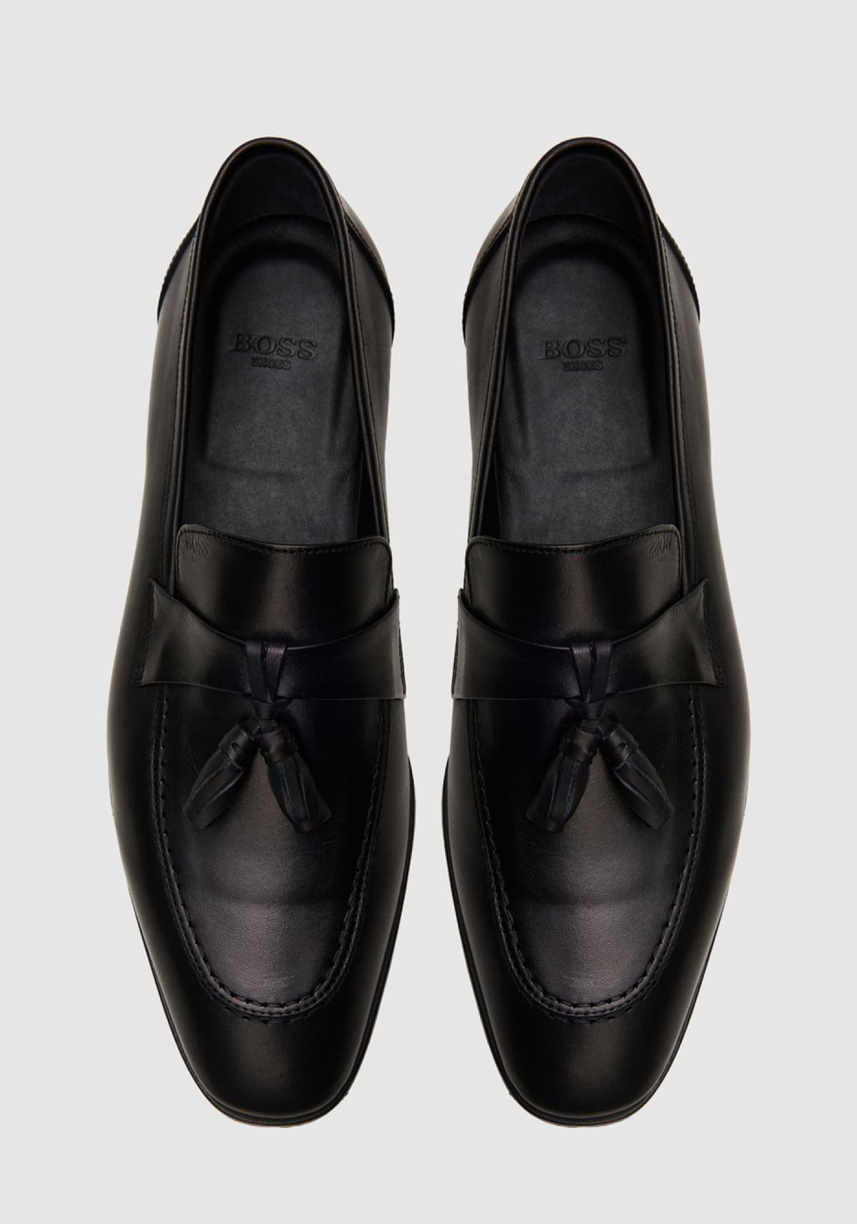 Men's Loafers Boss Shoes Black