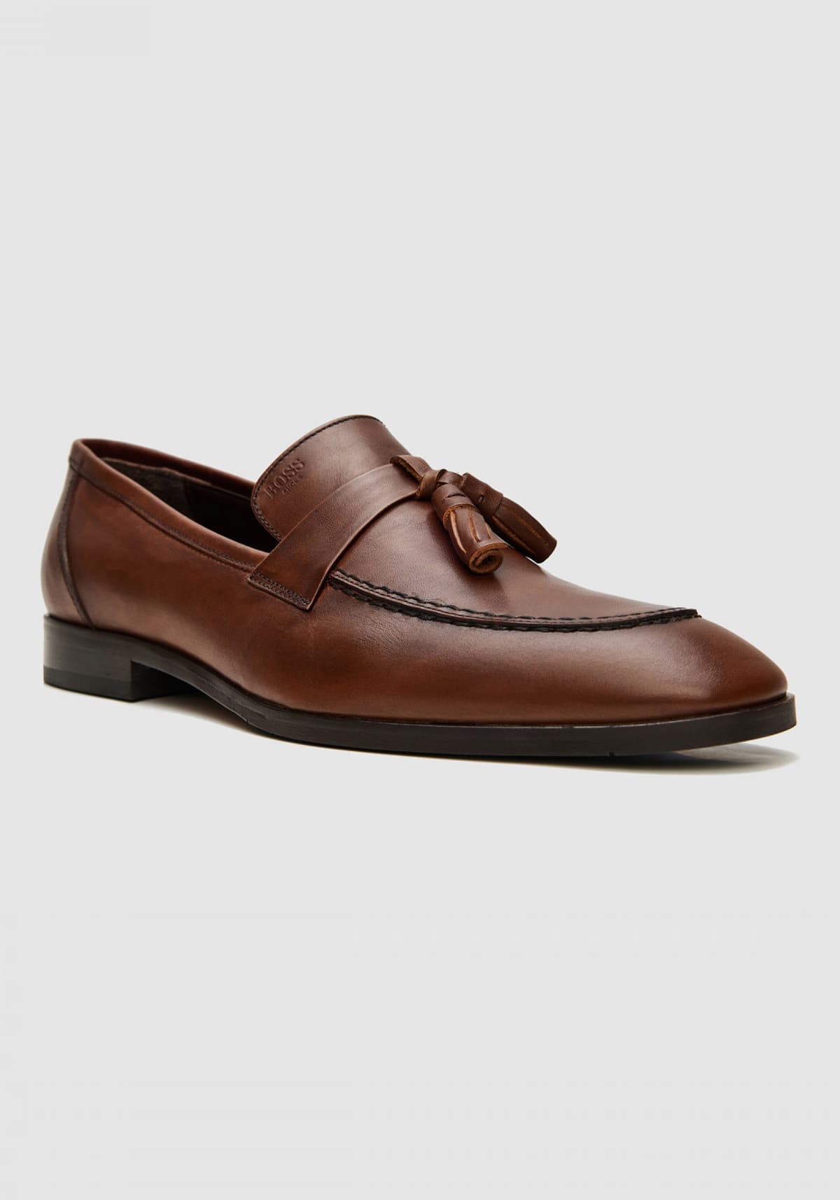 Men's Loafers Boss Shoes Brown