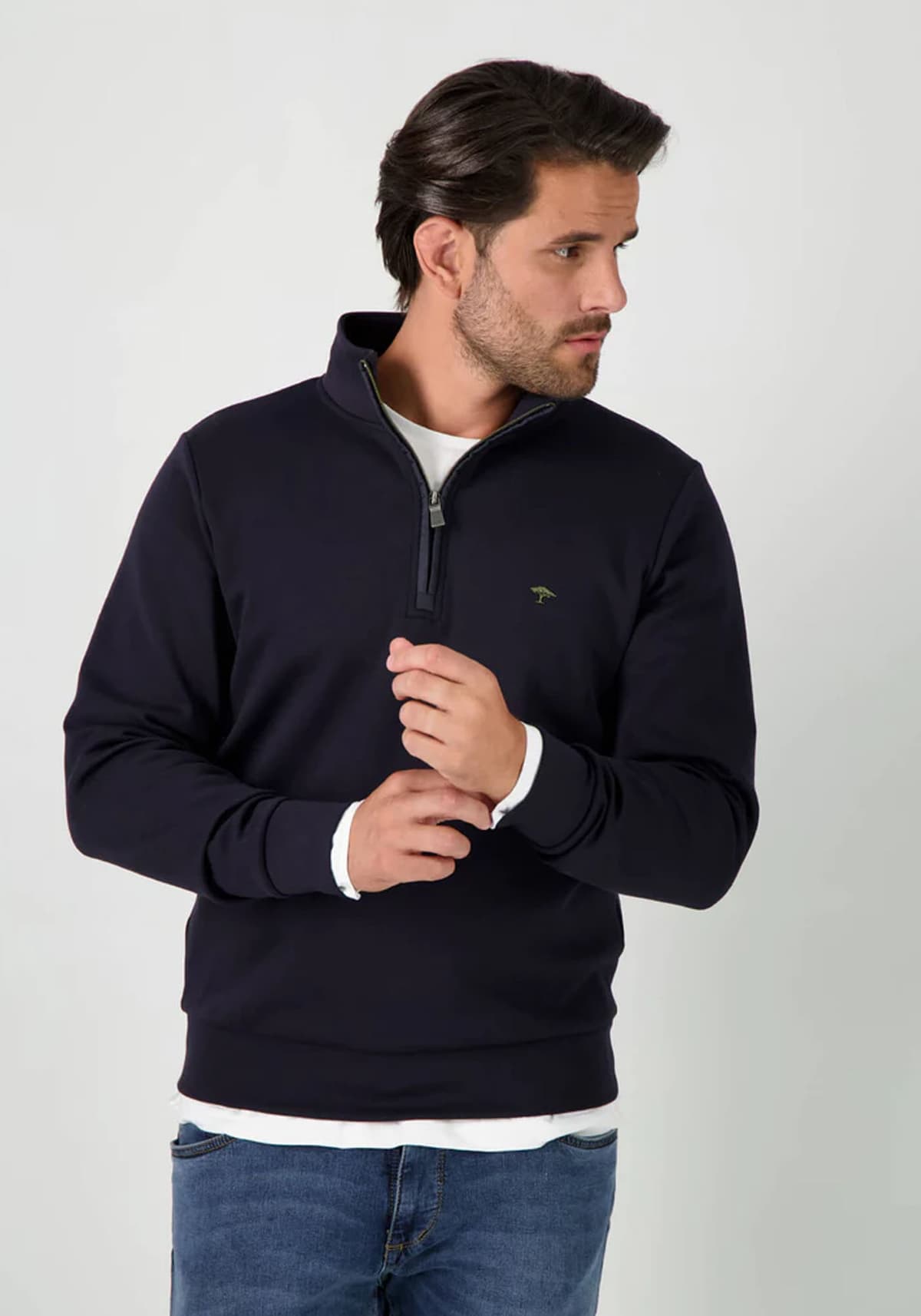 Men's Hoodies & Sweatshirts Fynch Hatton Blue