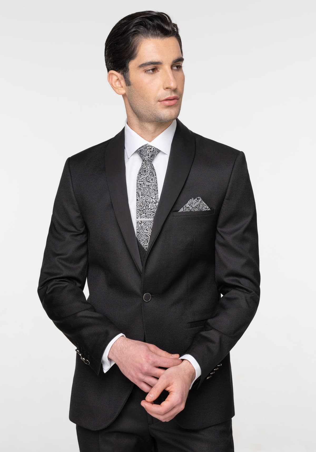 Fragosto 2 Pieces Κοστούμι της σειράς Cuba - FRS2323 Cuba 002 Black