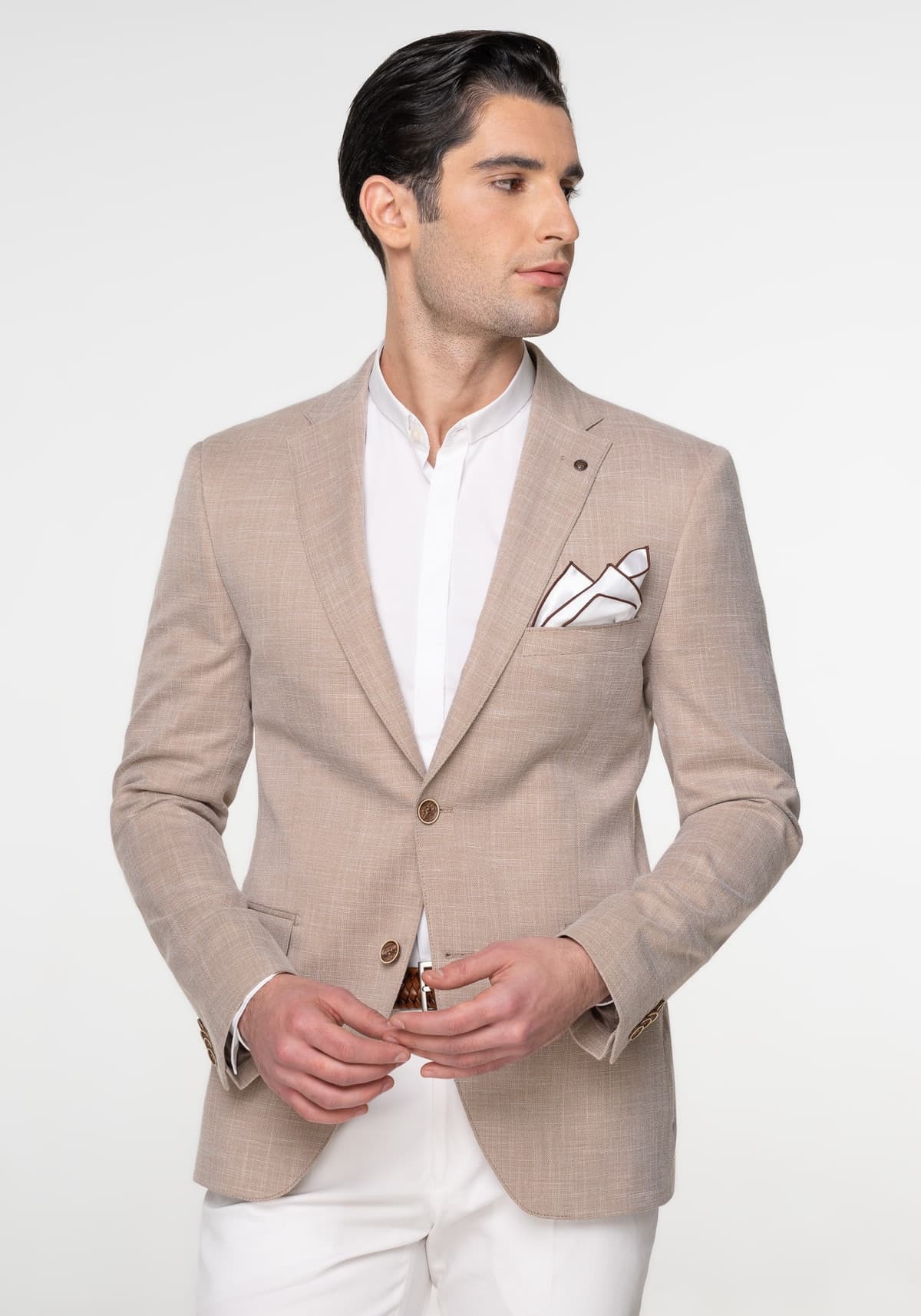 Men's Blazers Fragosto Beige