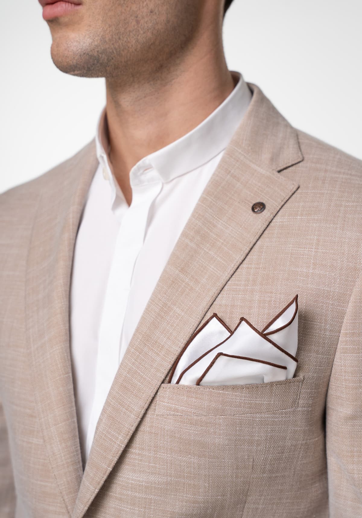 Men's Blazers Fragosto Beige