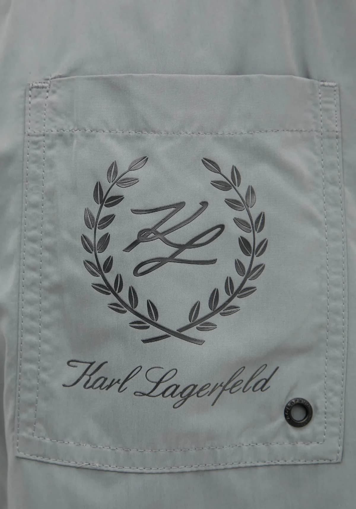 Karl Lagerfeld Μαγιό της σειράς Hotel - B1M46009 2FJ Dark Grey