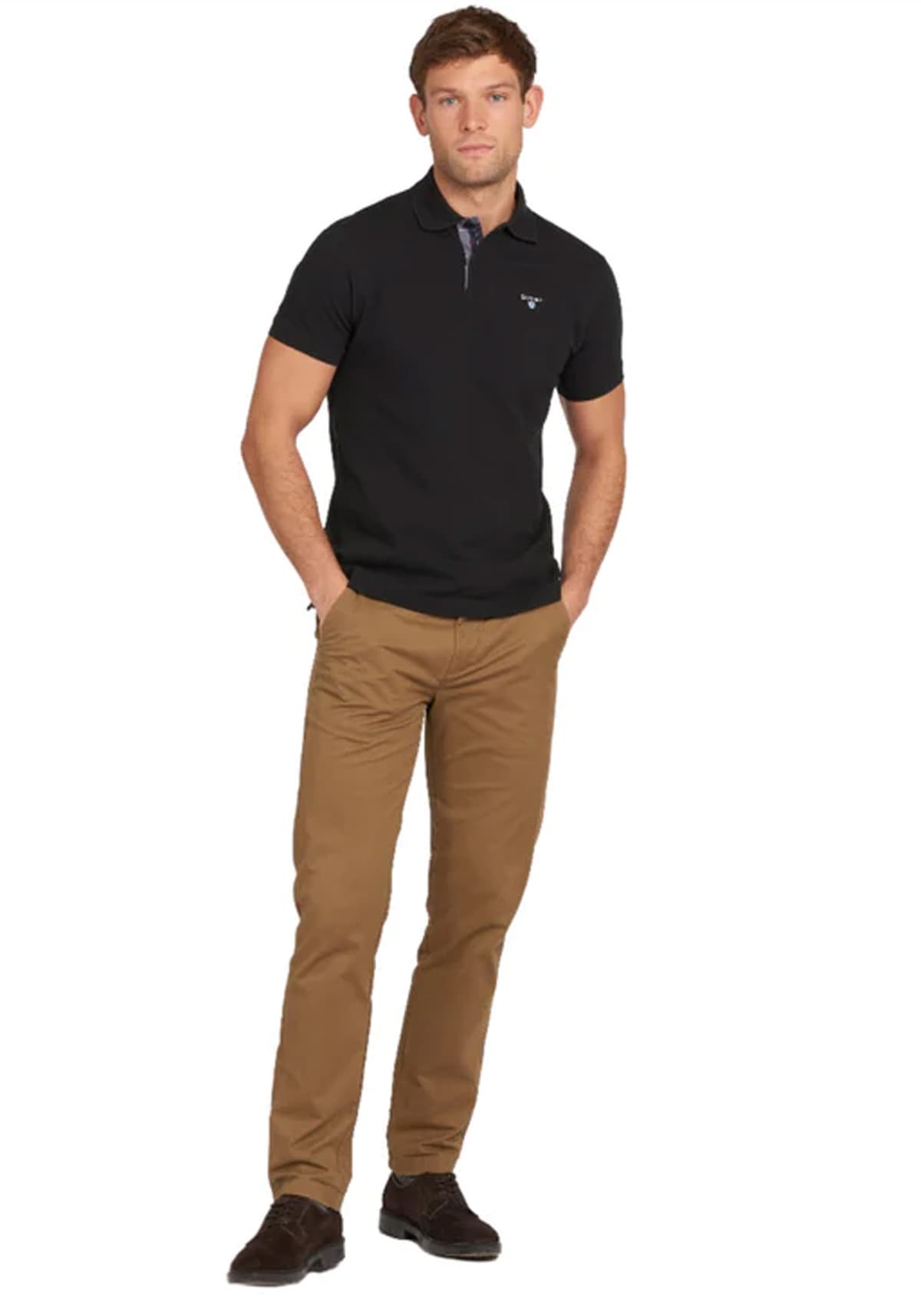 Men's Polo Shirts Barbour Black