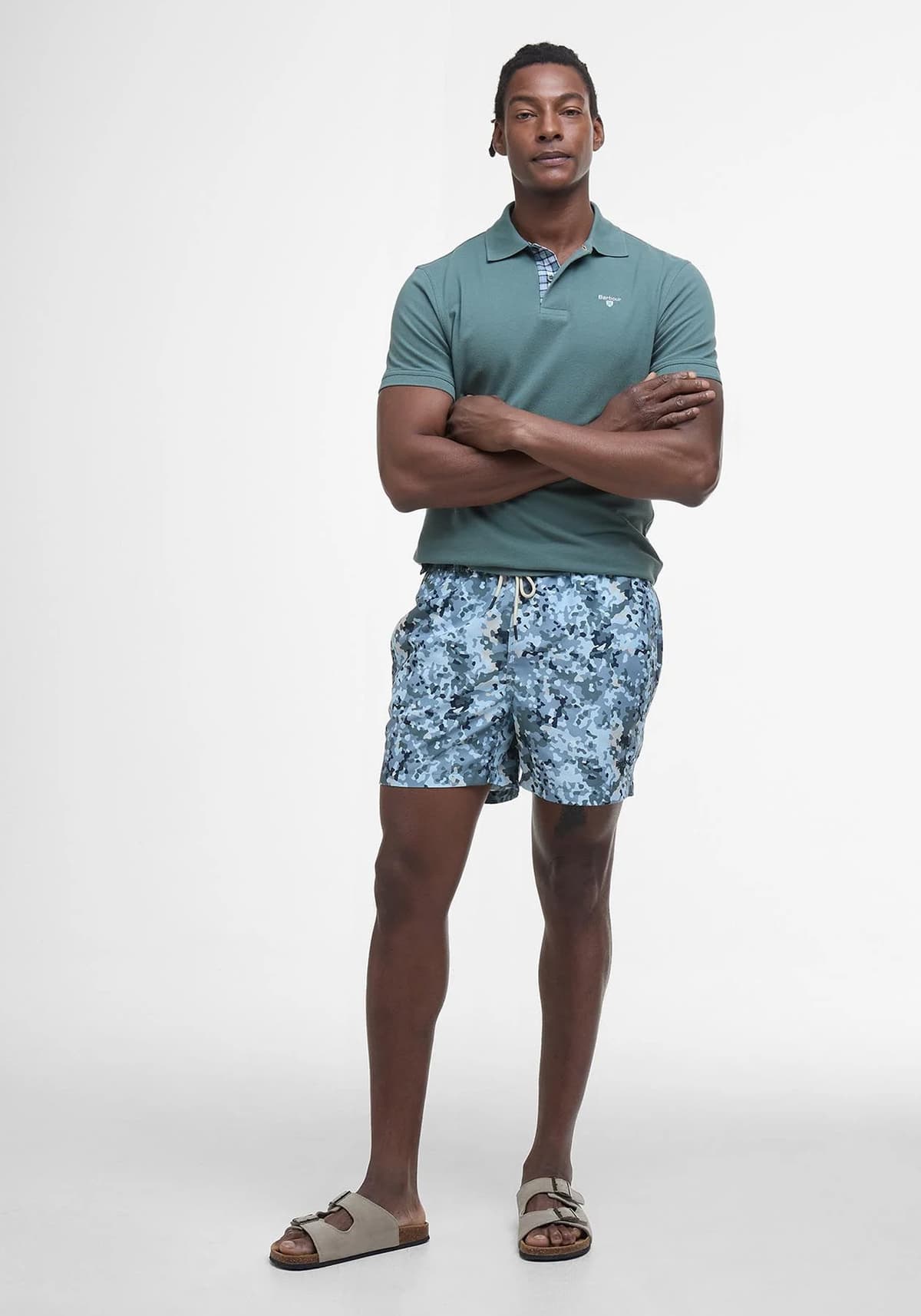 Men's Polo Shirts Barbour Blue