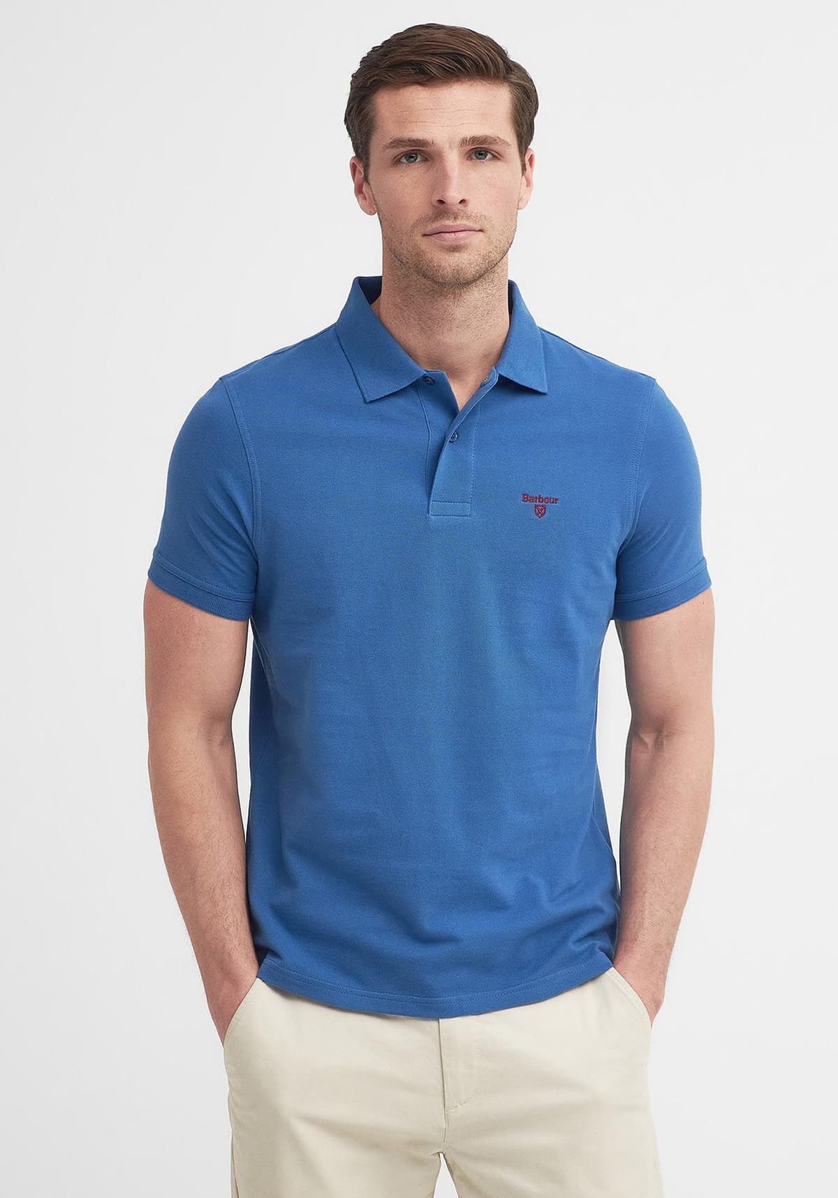 Barbour Polo Μπλούζα της σειράς Lightweight - MML1367 NY31 Deep Blue