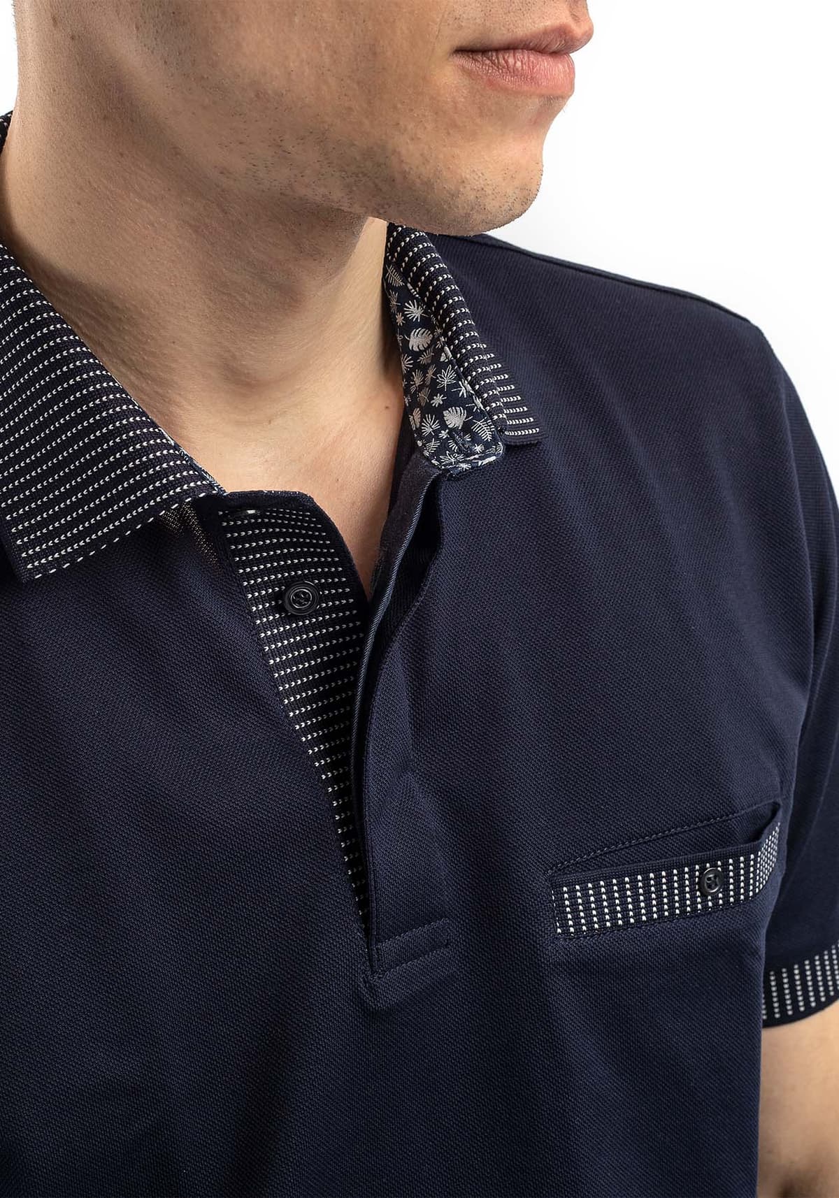 Men's Polo Shirts Nino Marini Blue