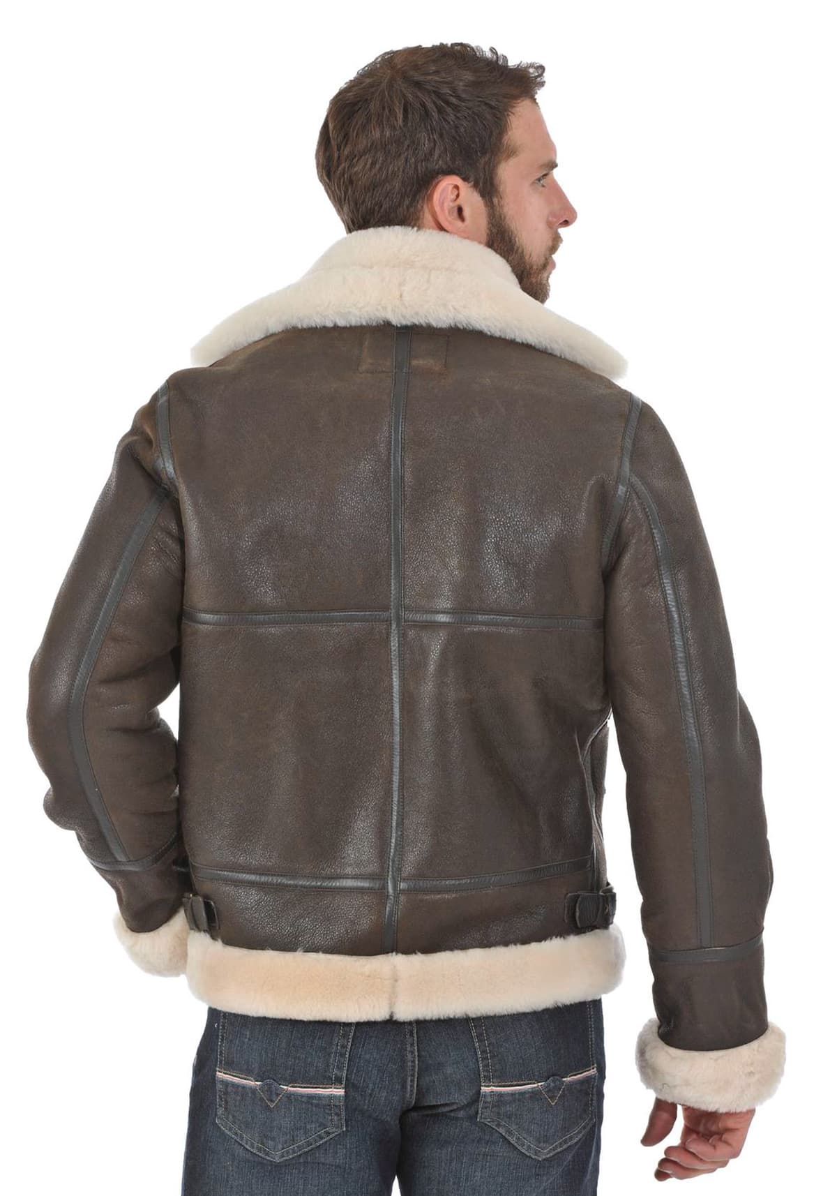 Men's Leather Jackets Schott N.Y.C. Brown