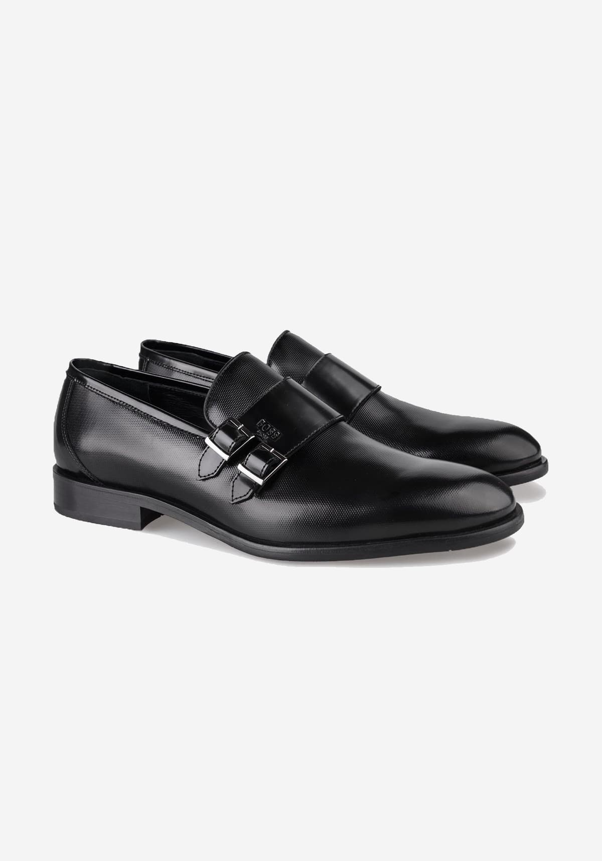 Men's Loafers Boss Shoes Black