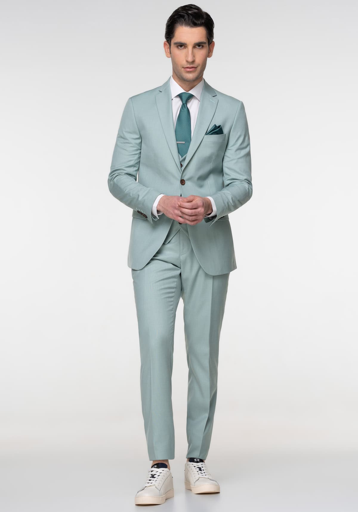 Men's Suits Fragosto Green