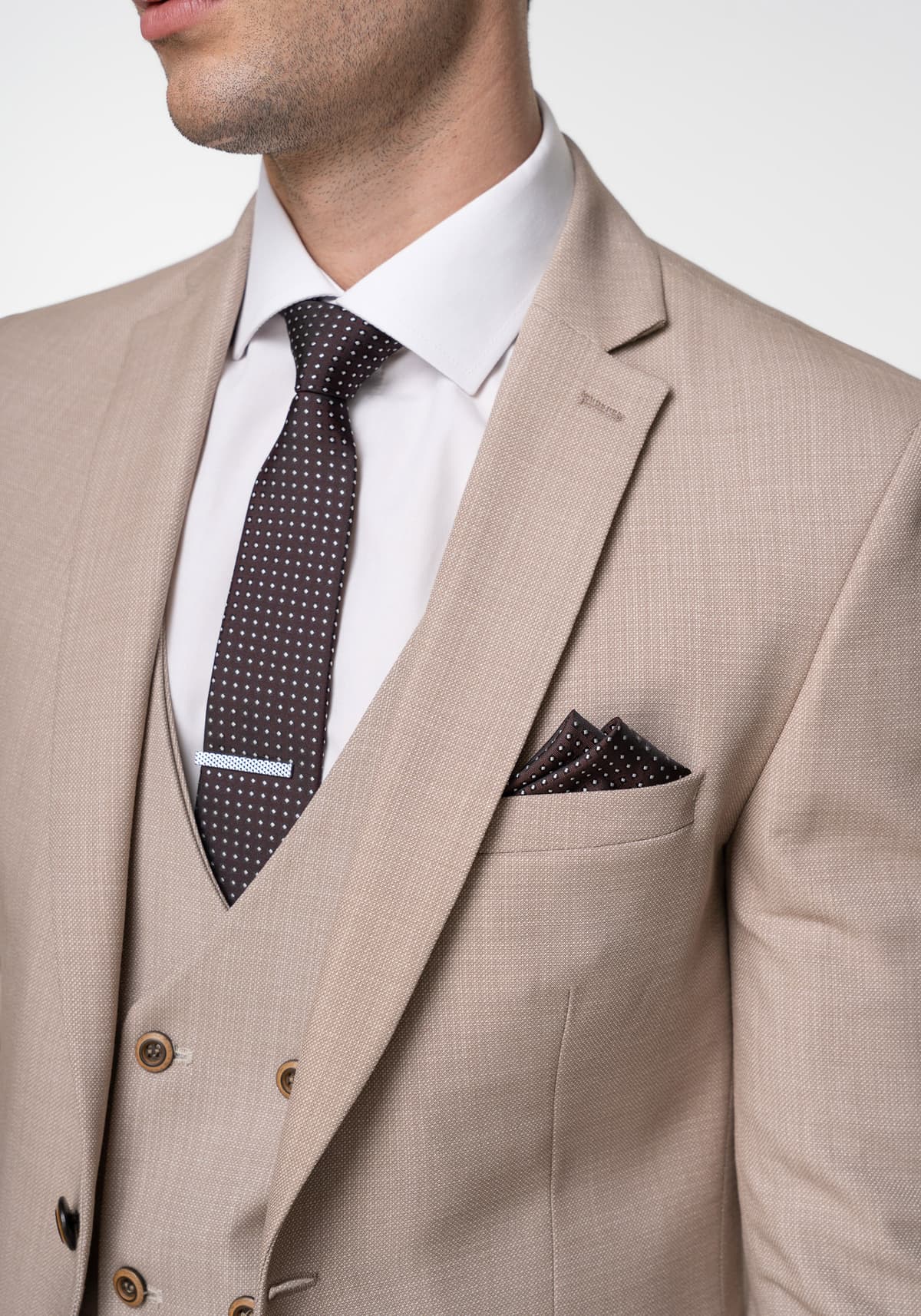 Fragosto 2 Pieces Κοστούμι της σειράς Seattle - FRS2323 Seattle 11 Sand