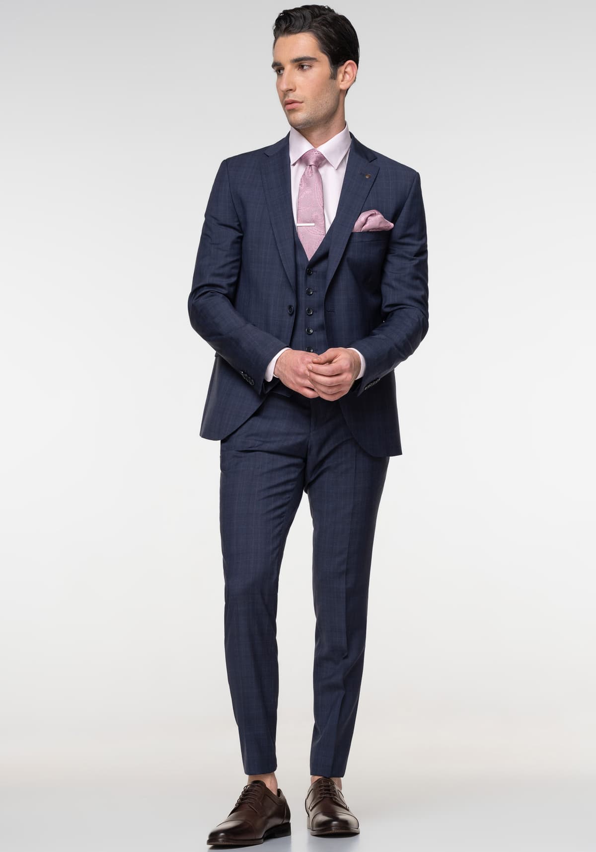 Men's Suits Fragosto Blue