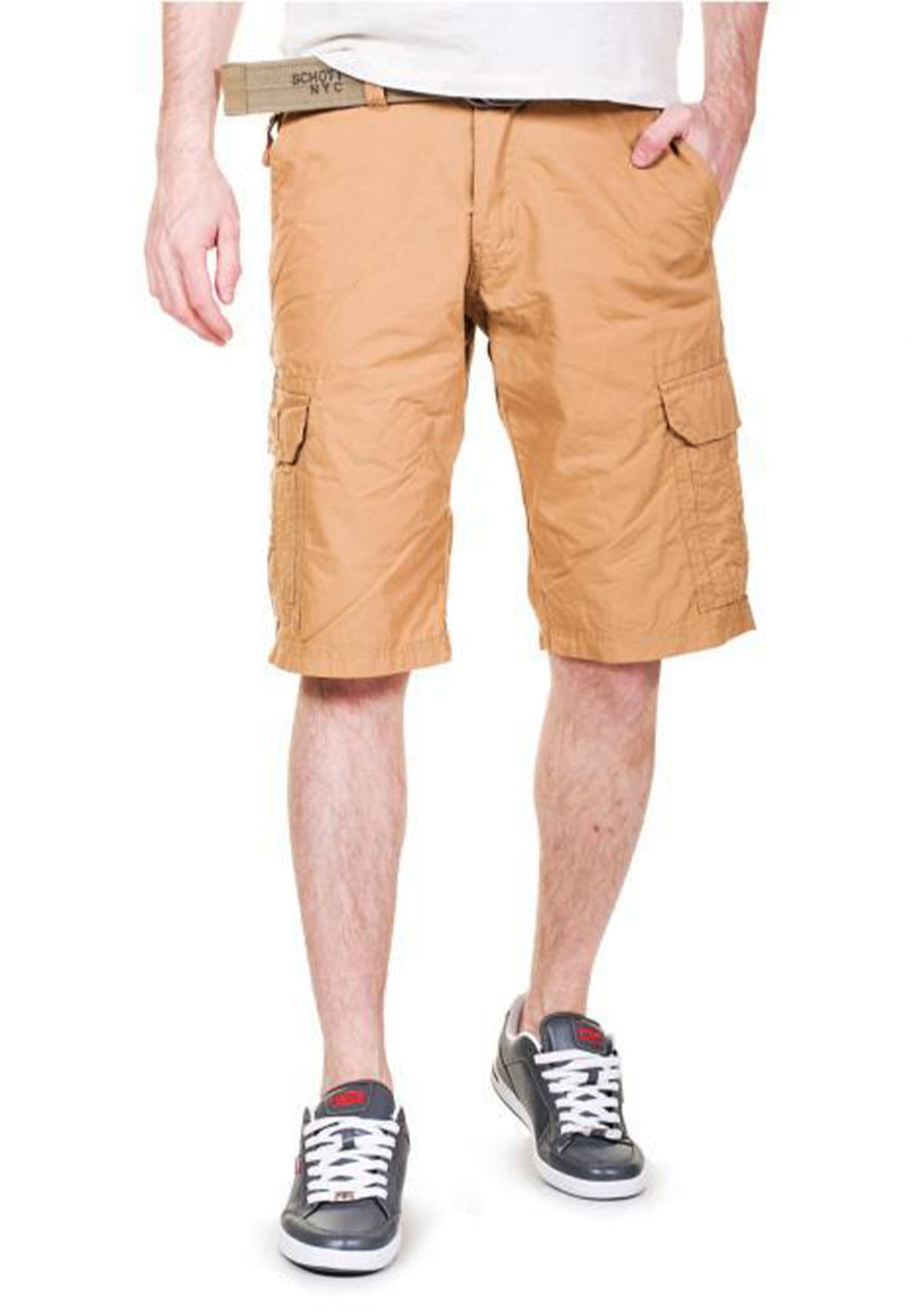 Men's Cargo Pants Schott N.Y.C. Brown