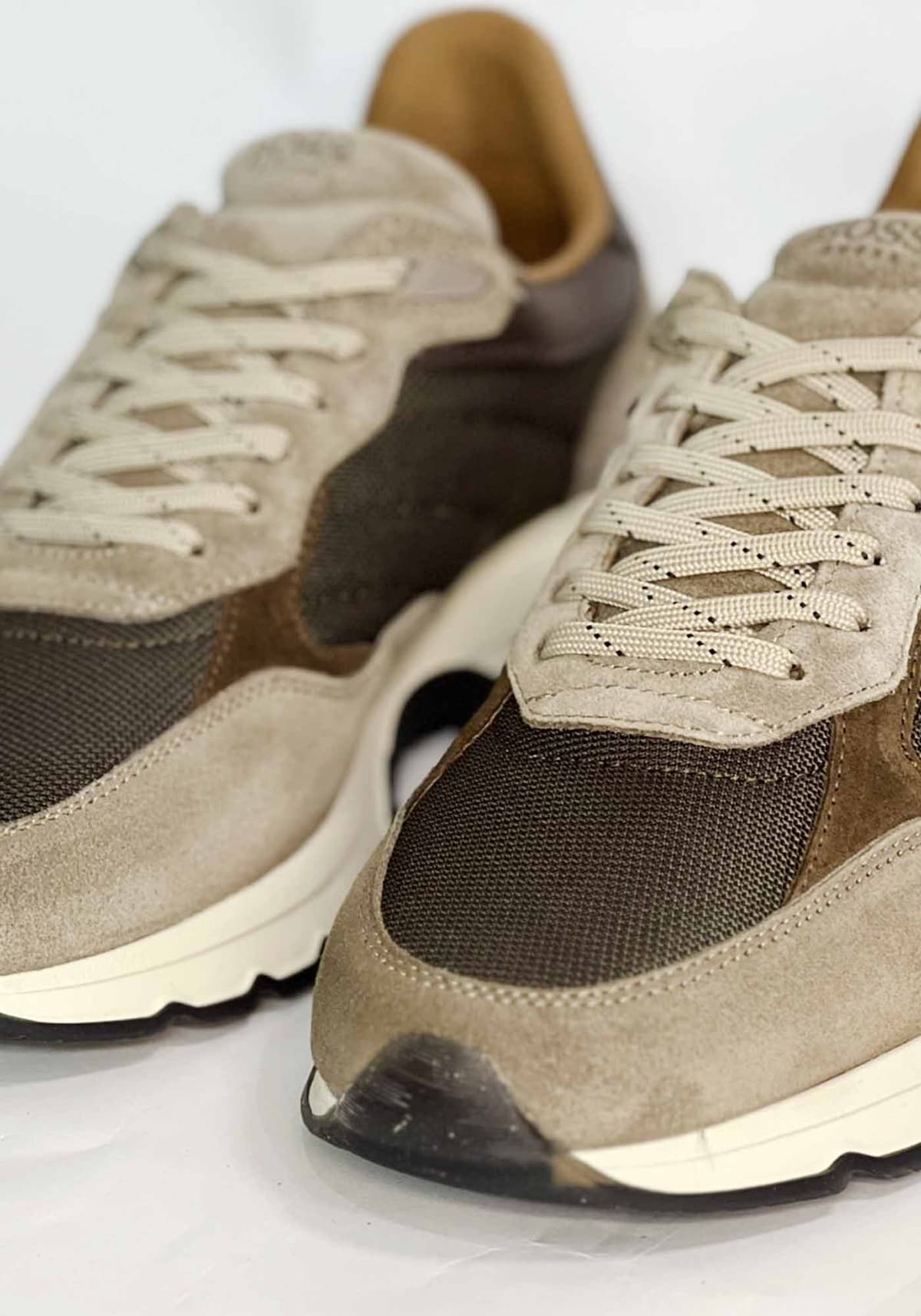 Men's Sneakers Boss Shoes Brown