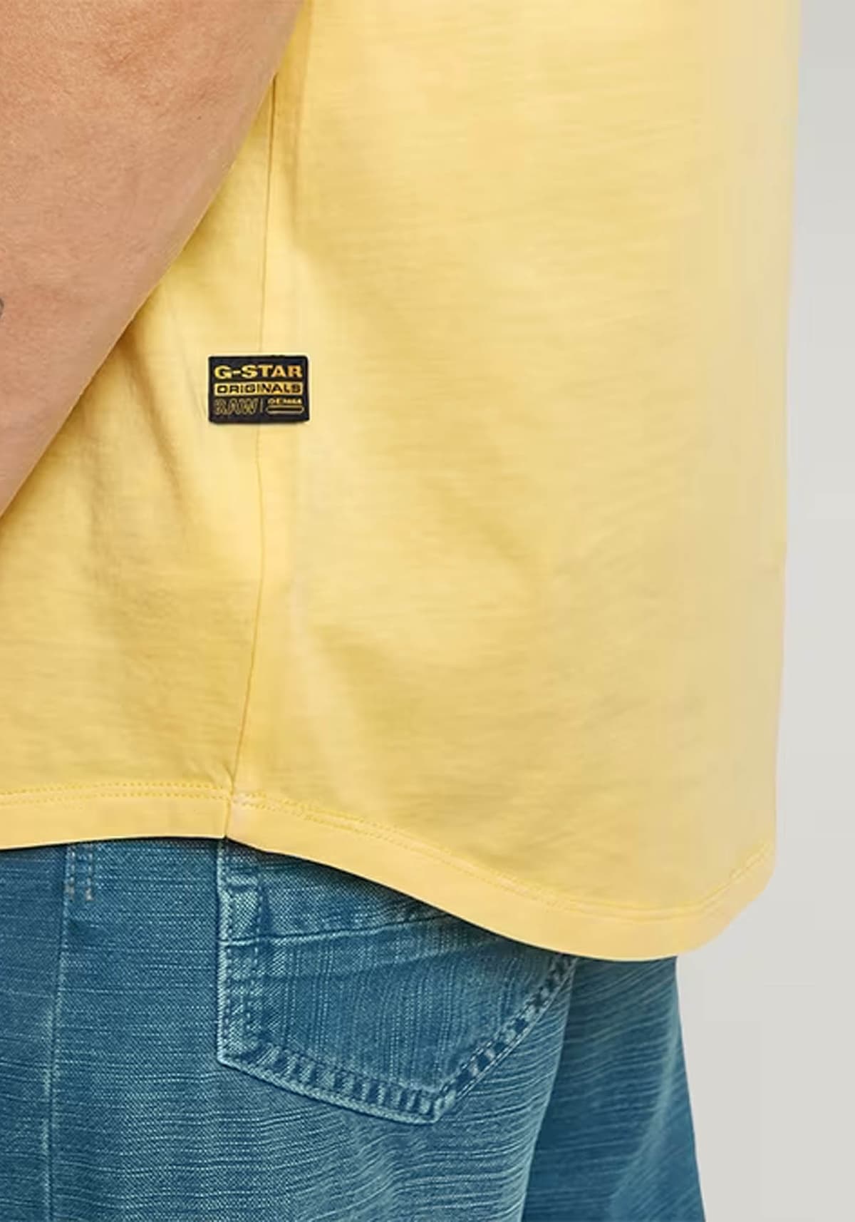 Men's T-Shirts G-Star Raw Yellow