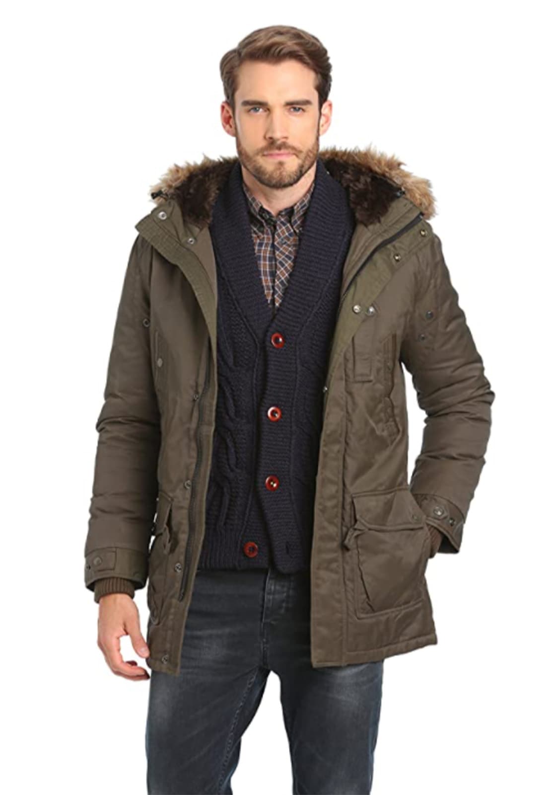 Men's Jackets Schott N.Y.C. Khaki