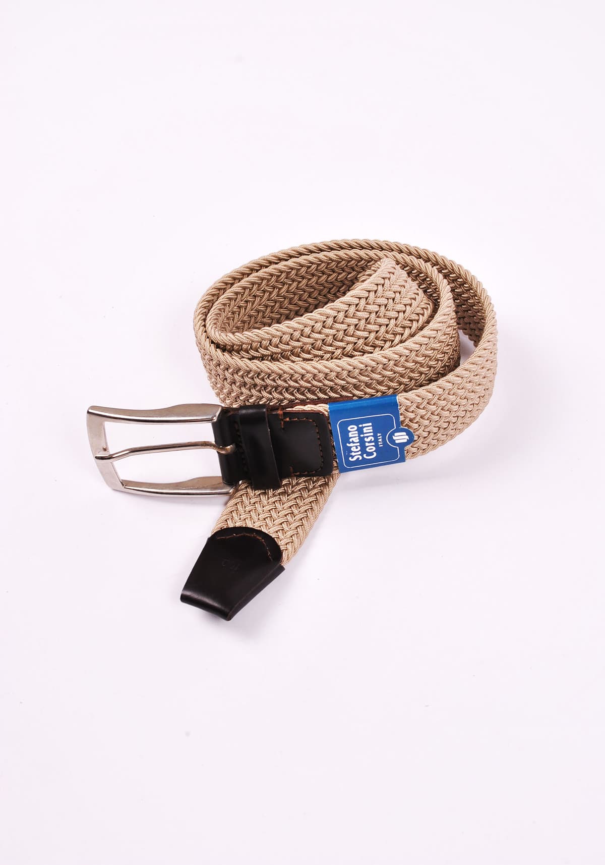 Stefano Corsini Braided Belt - Ecru
