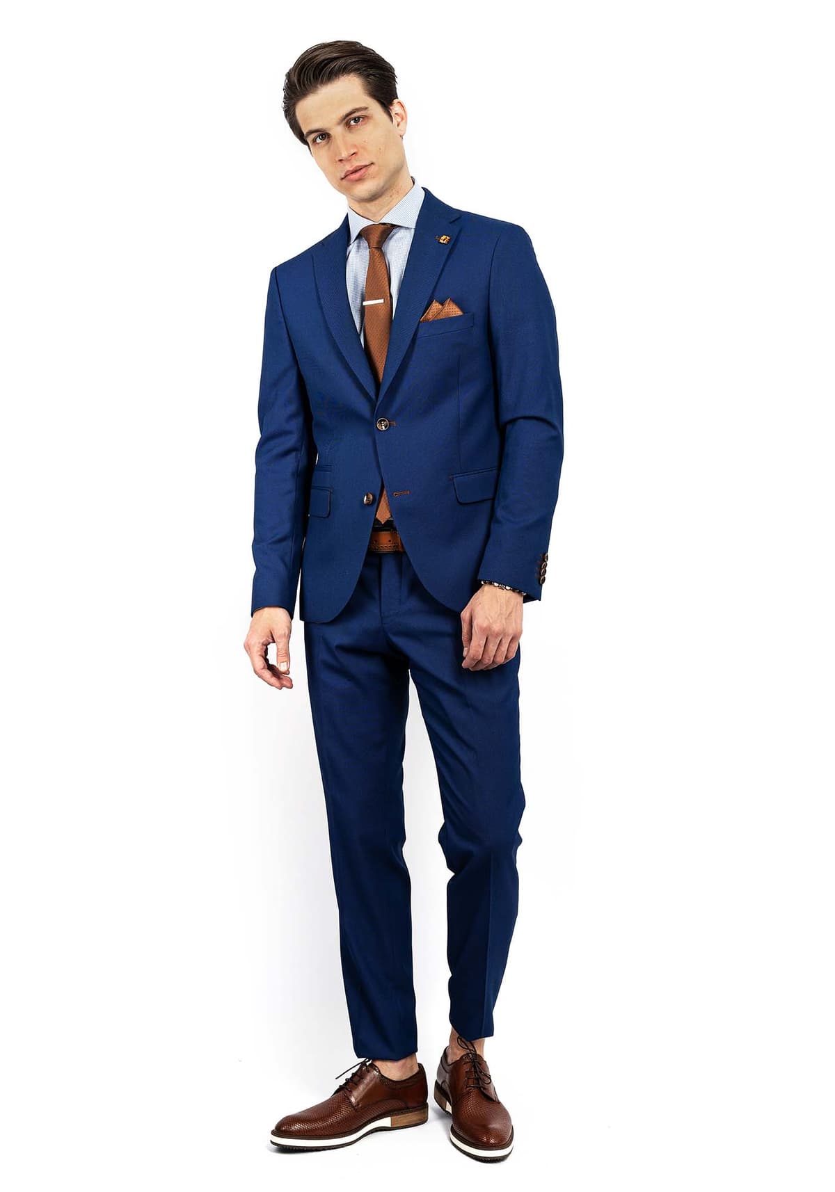 Men's Suits Fragosto Blue
