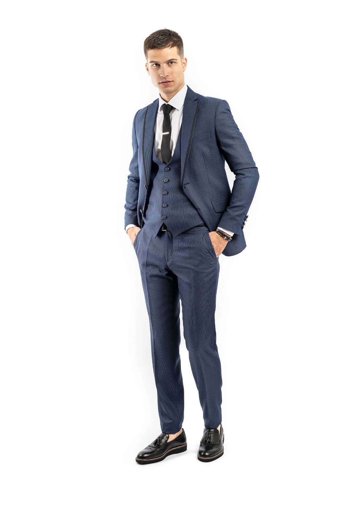 Men's Suits Fragosto Blue