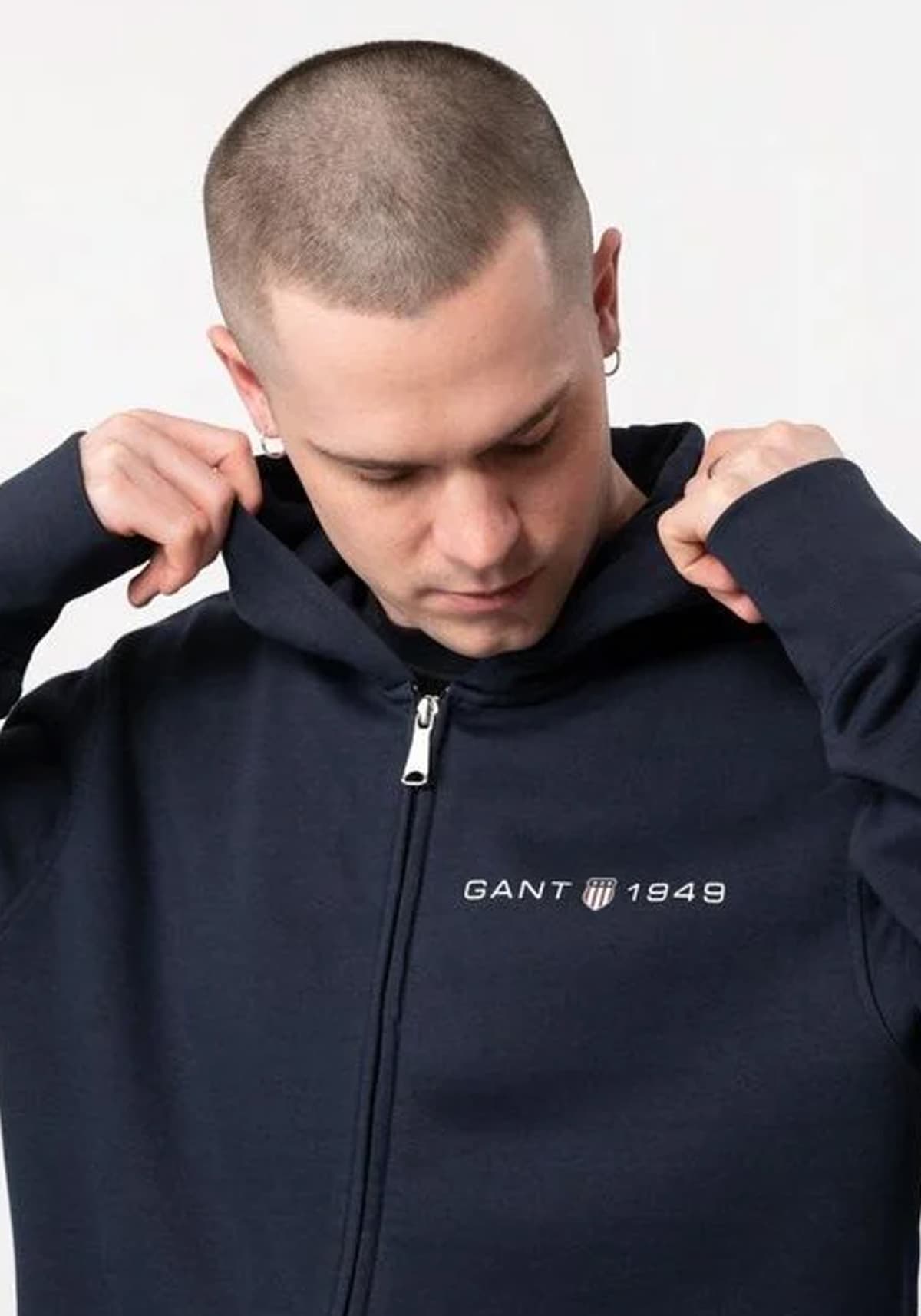 Men's Cardigans Gant Blue