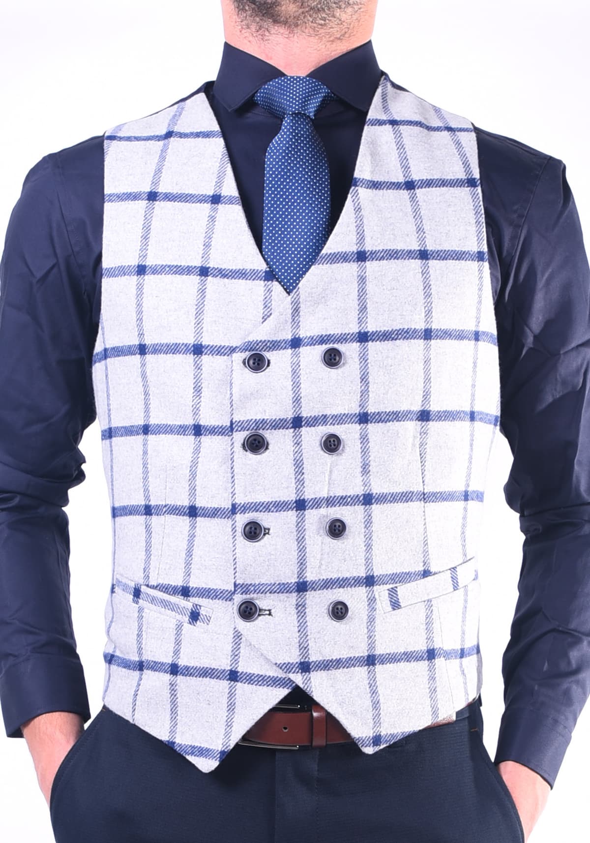 Men's Vests Fragosto Gray