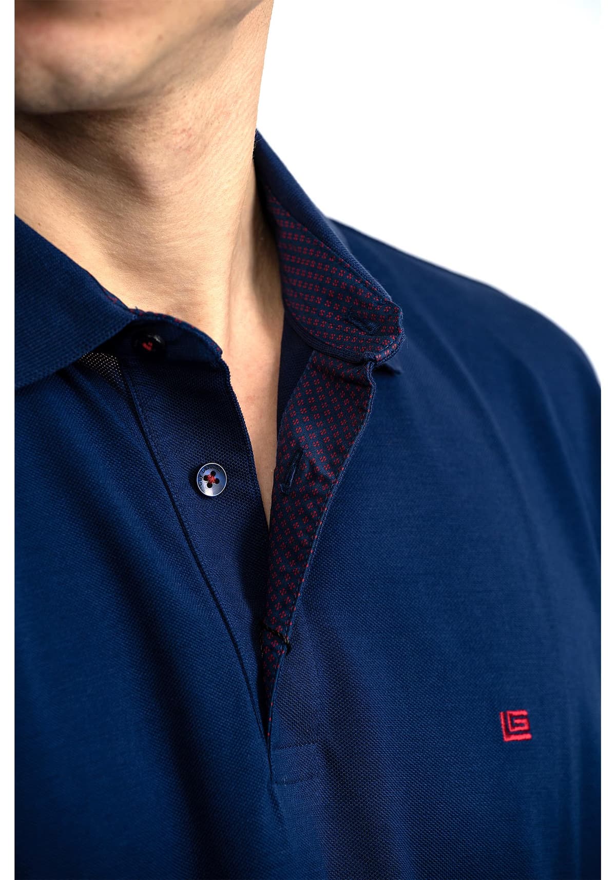 Men's Polo Shirts Guy Laroche Blue