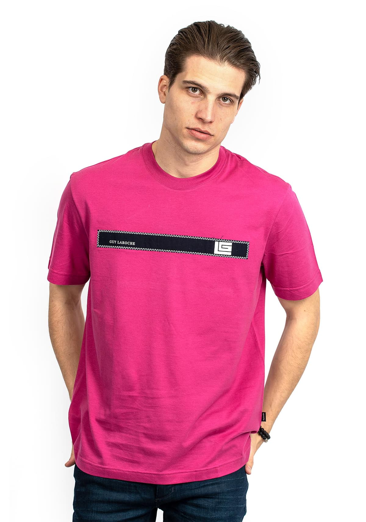 Men's T-Shirts Guy Laroche Pink