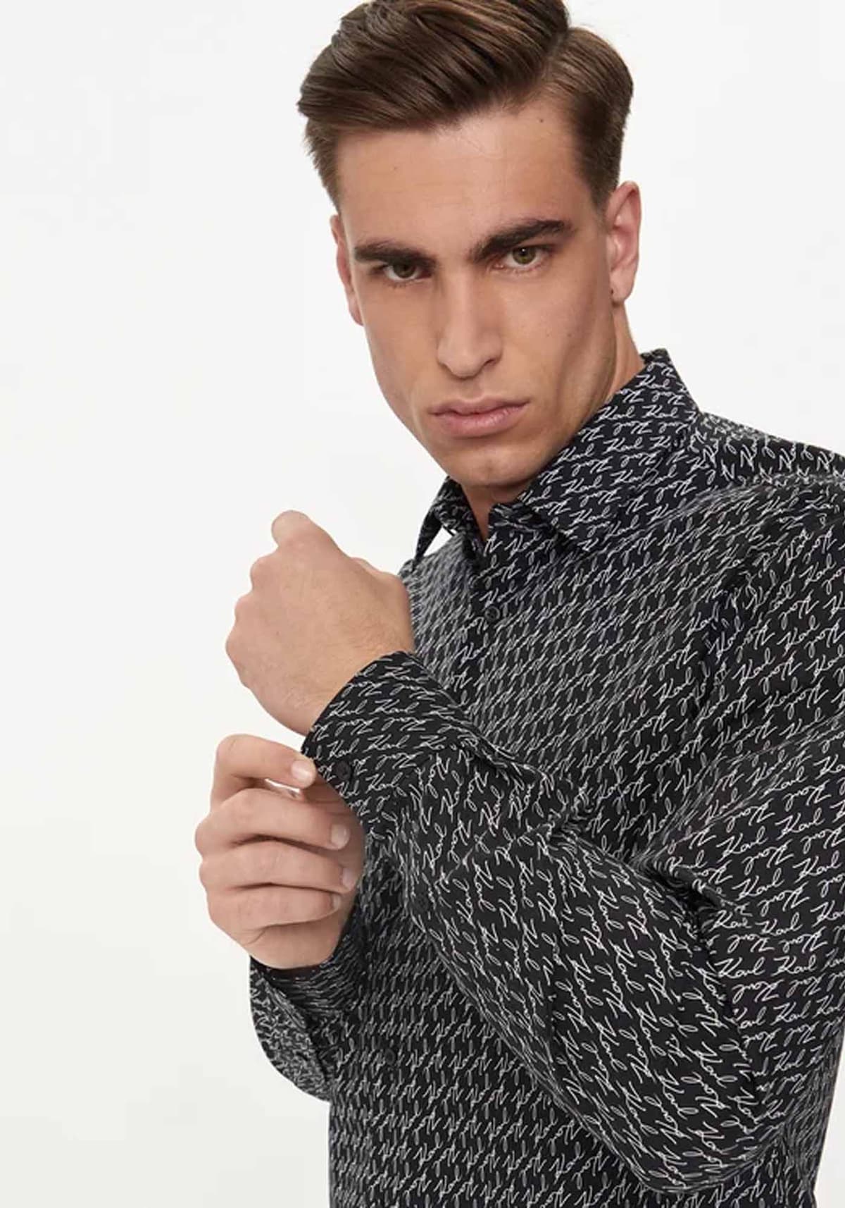 Men's Shirts Karl Lagerfeld Black