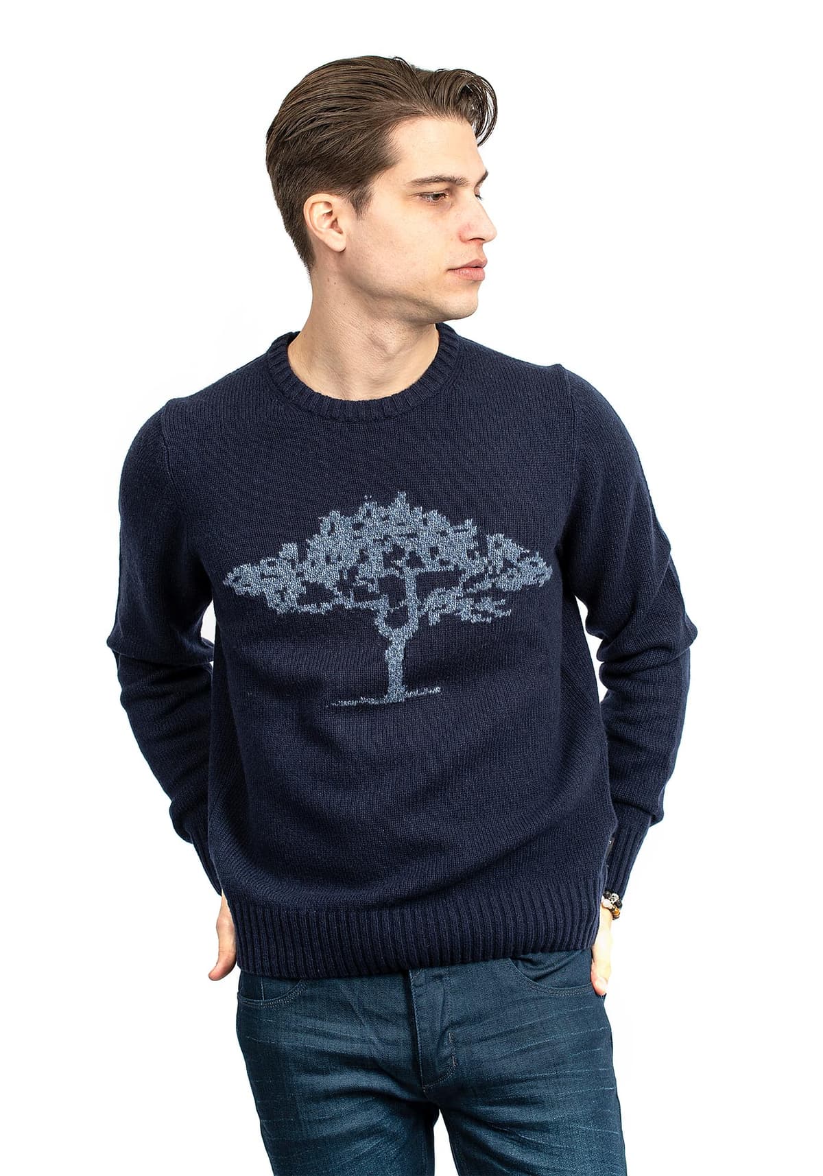 Men's Knitwear Fynch Hatton Blue