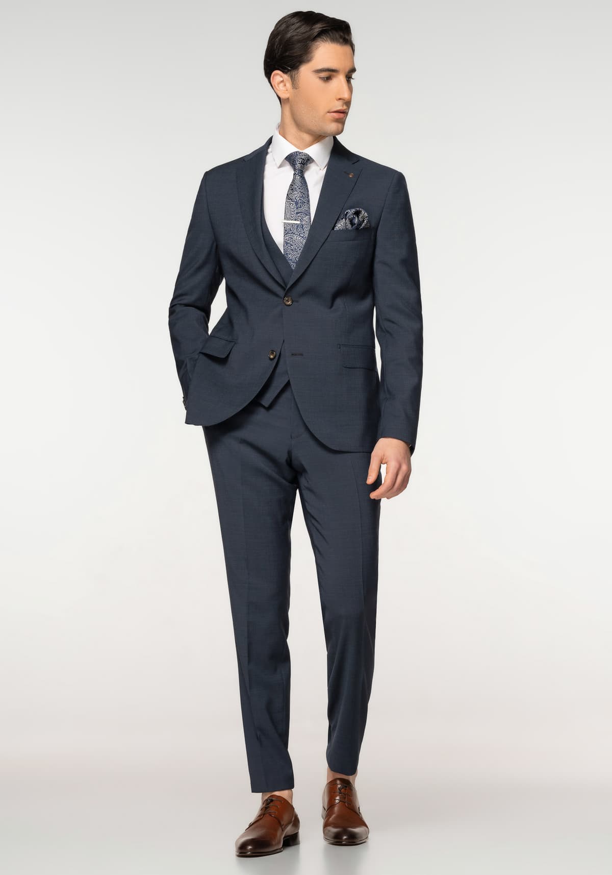 Men's Suits Fragosto Blue