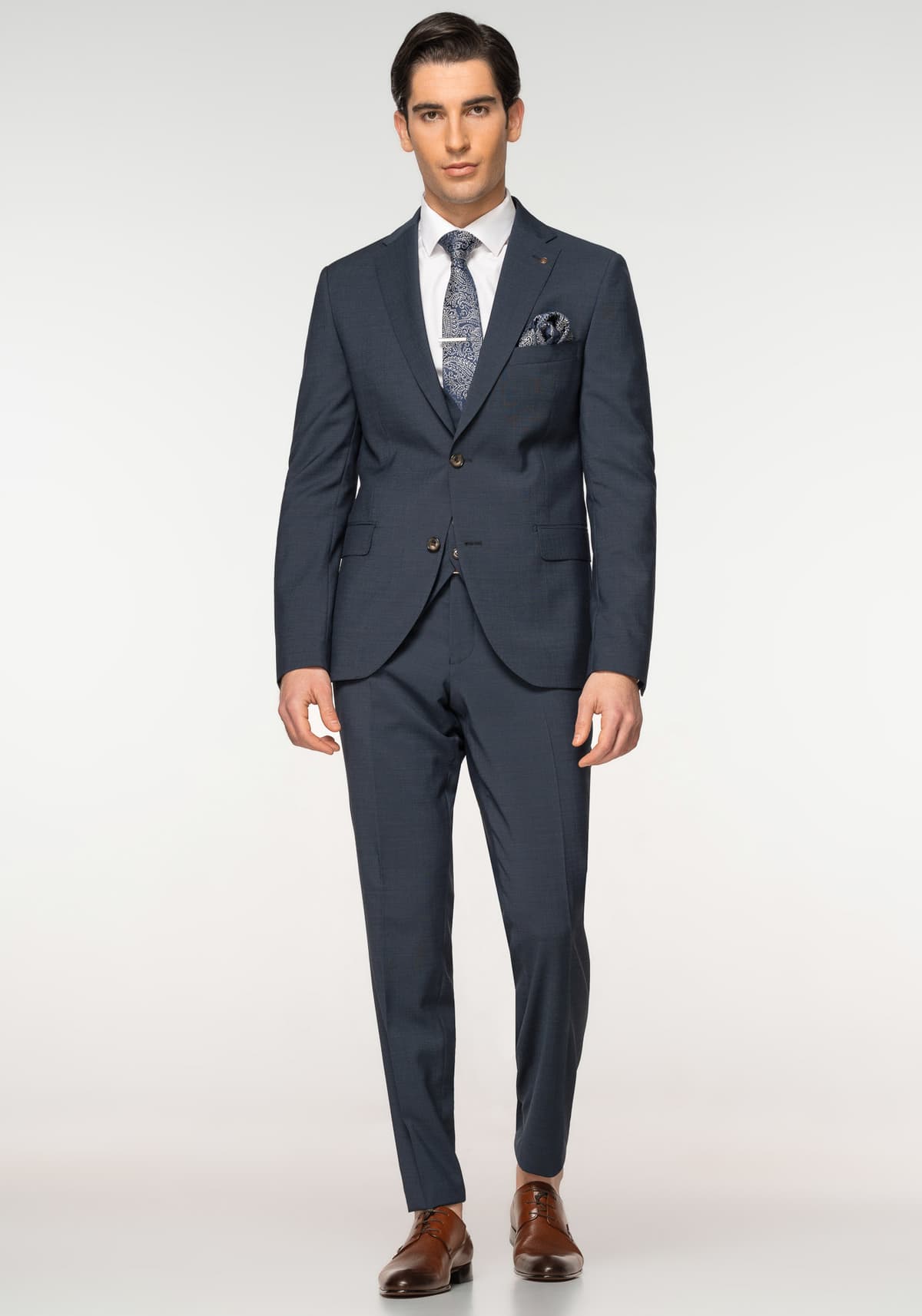 Men's Suits Fragosto Blue