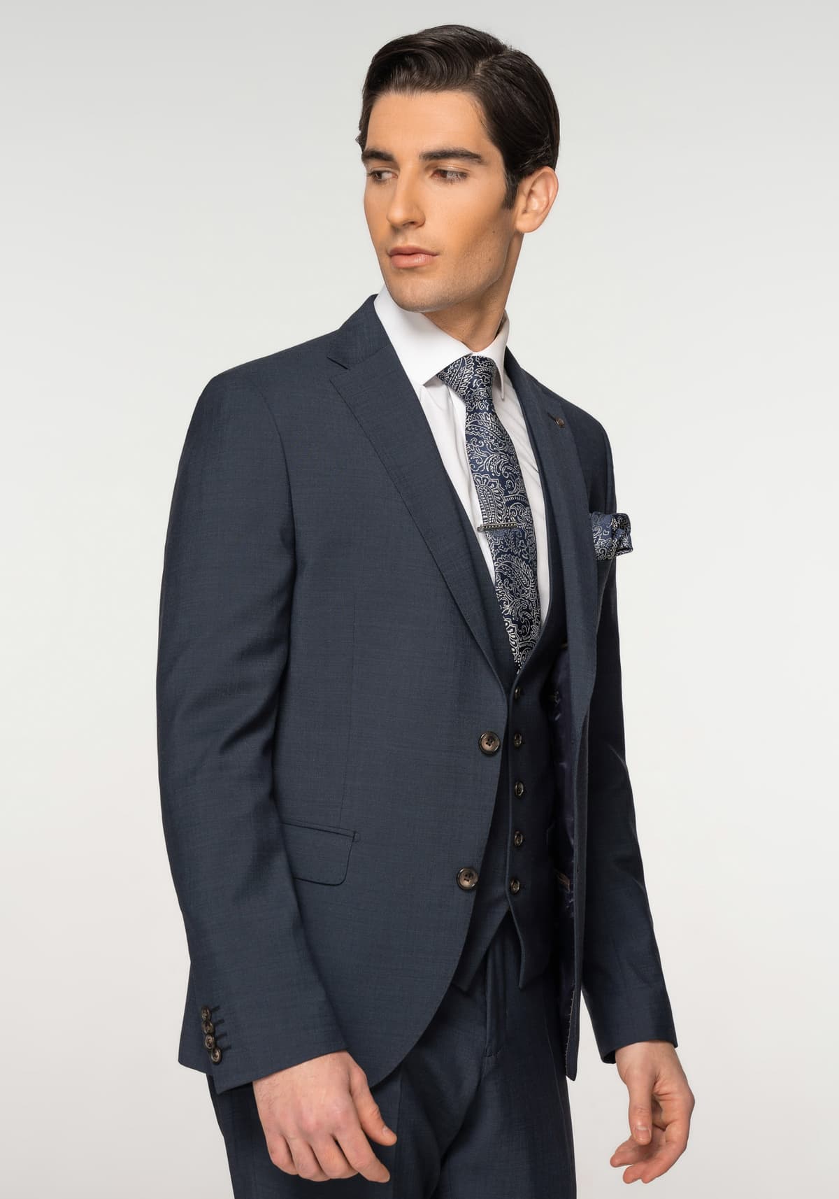Men's Suits Fragosto Blue
