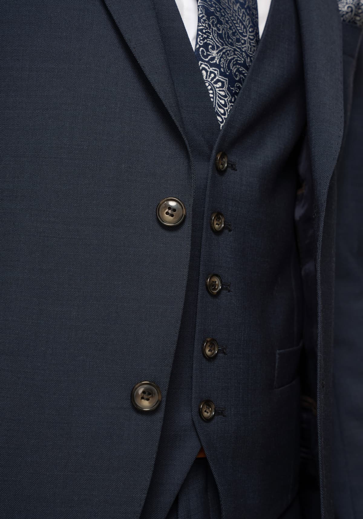 Men's Suits Fragosto Blue