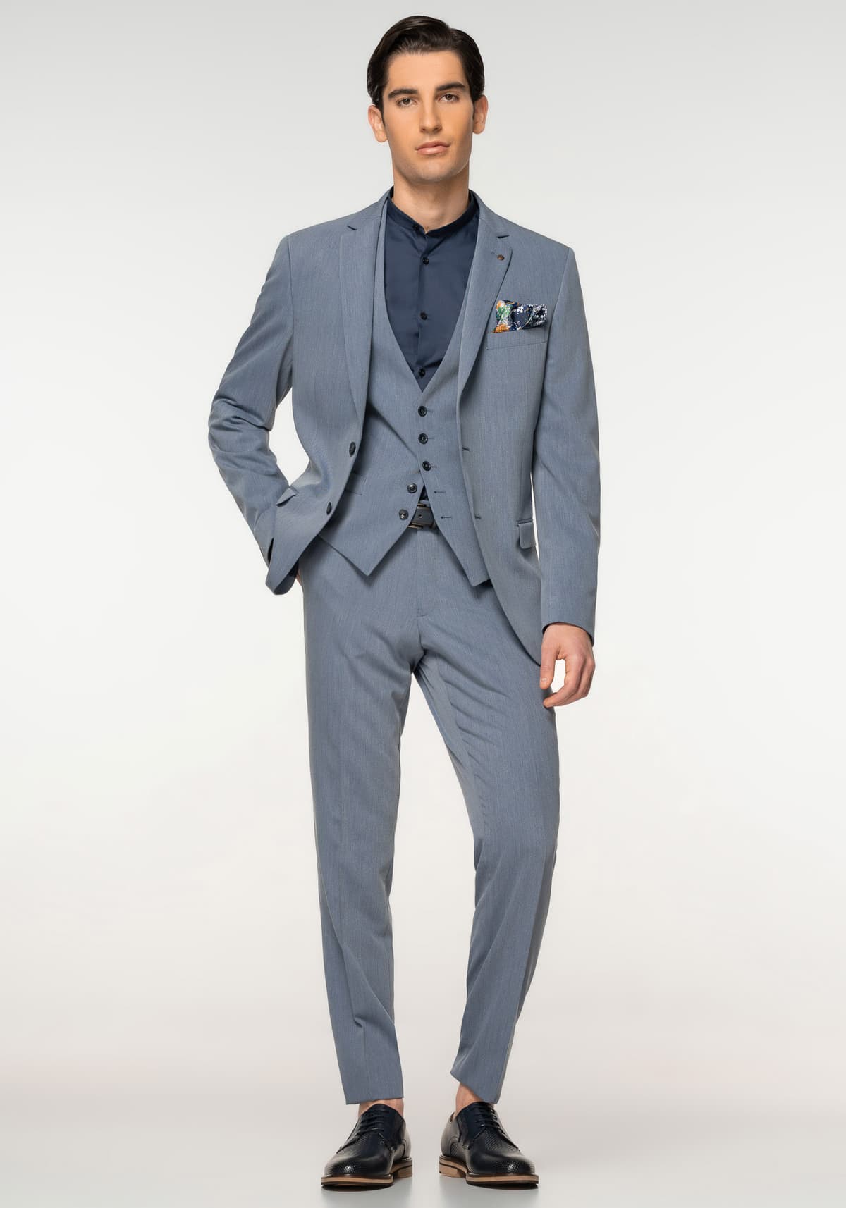 Men's Suits Fragosto Blue