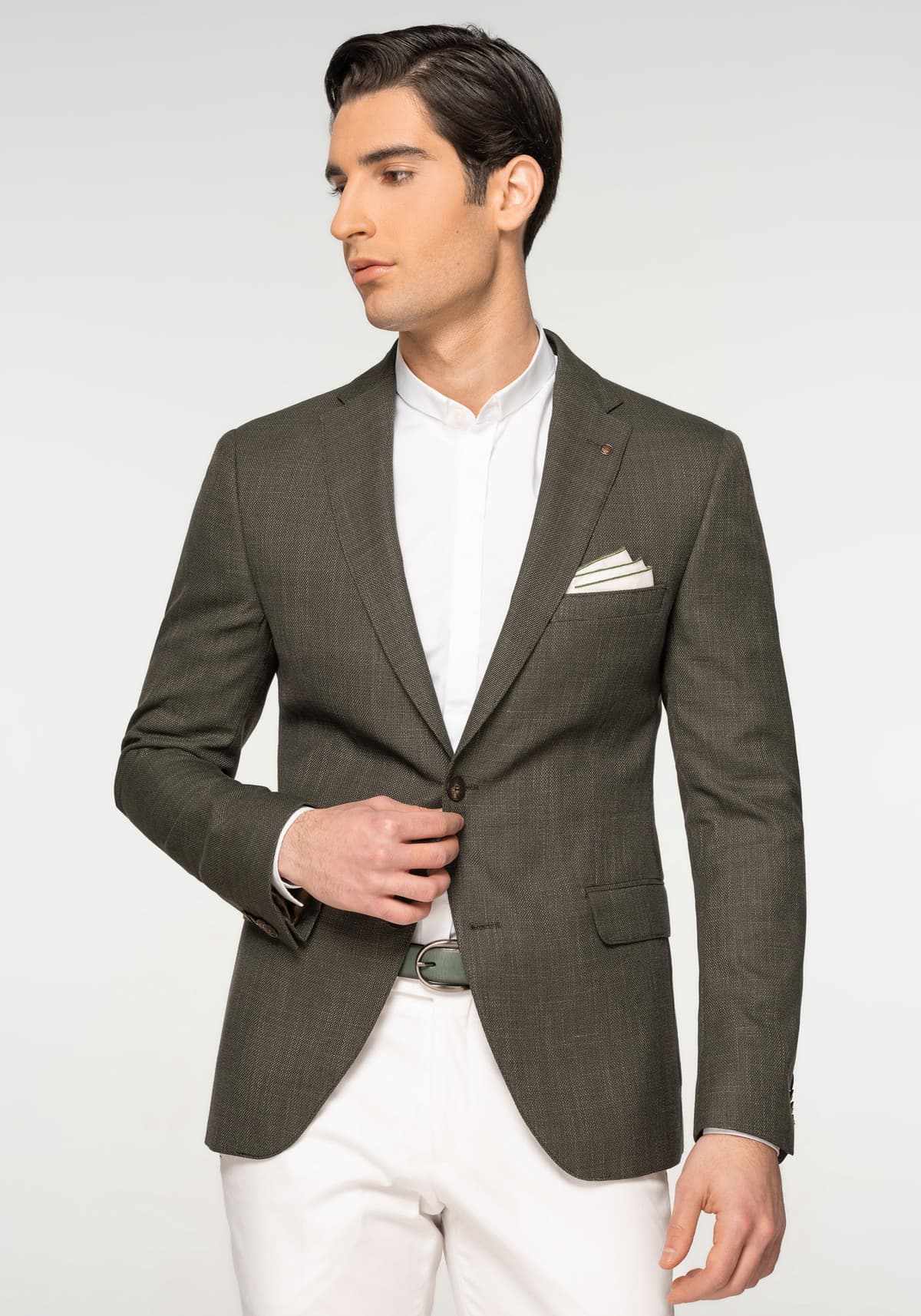 Fragosto Σακάκι Blazer της σειράς Nostalgia - FRB23 6404 020 037 Green