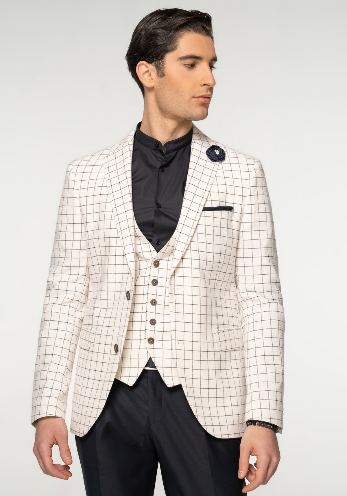 Men's Blazers Fragosto White
