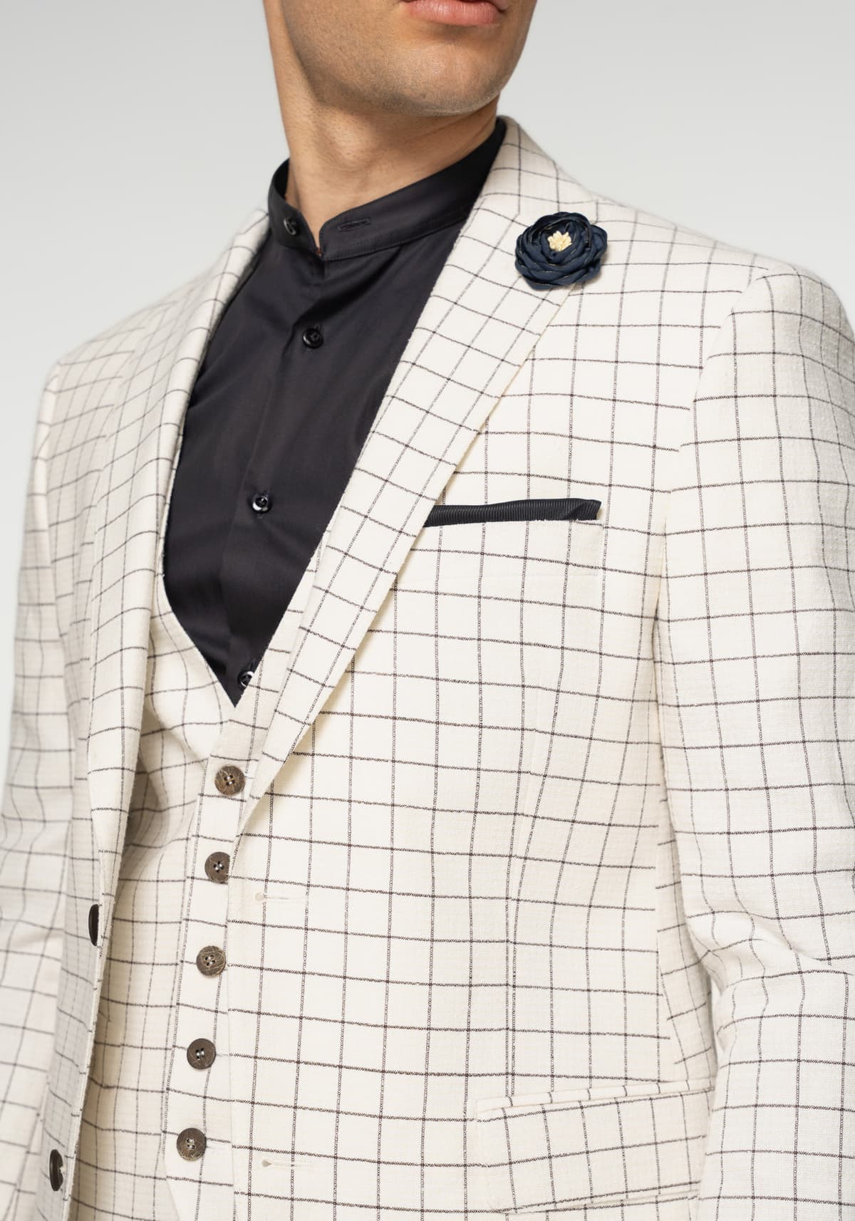 Men's Blazers Fragosto White