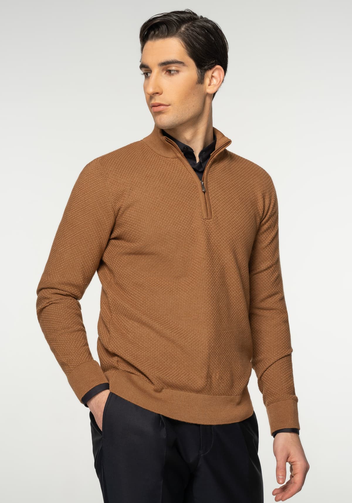 Aritsti Italiani Sweater της σειράς Lup - AI27353 4 Tabacco