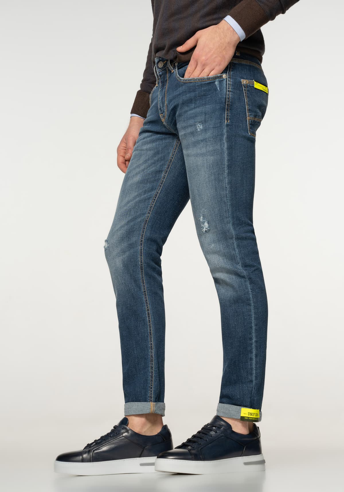 Men's Jeans Uniform Blue