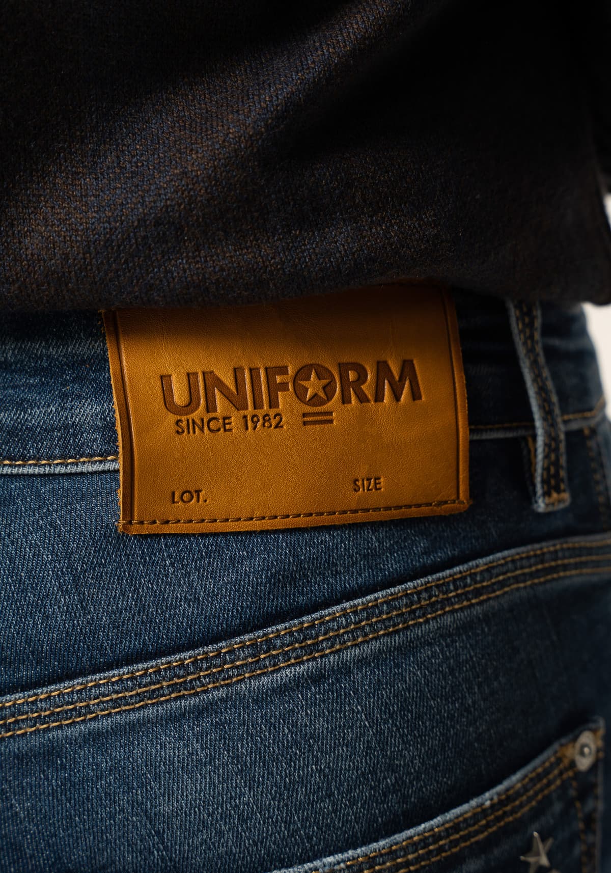 Men's Jeans Uniform Blue